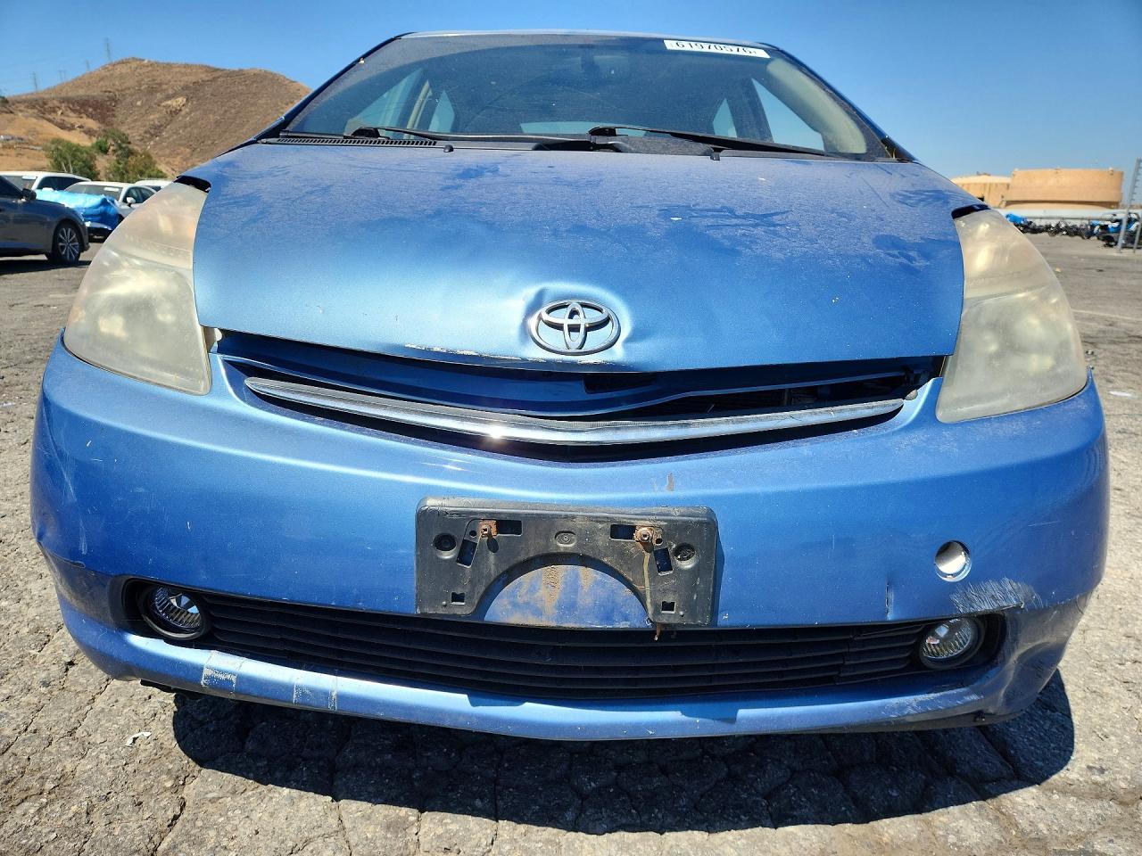2006 Toyota Prius Blue vin: JTDKB20U667074654