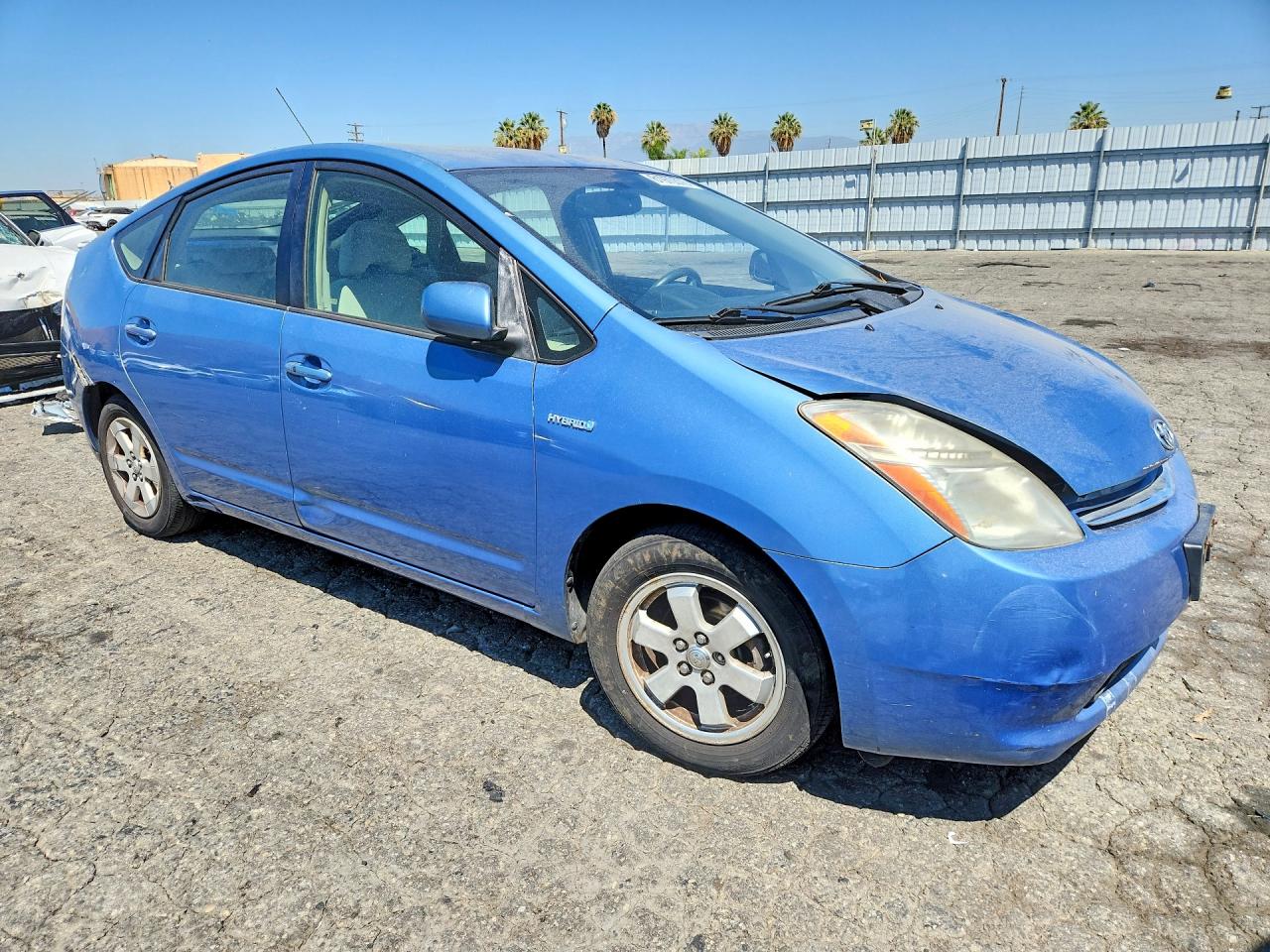 2006 Toyota Prius Blue vin: JTDKB20U667074654