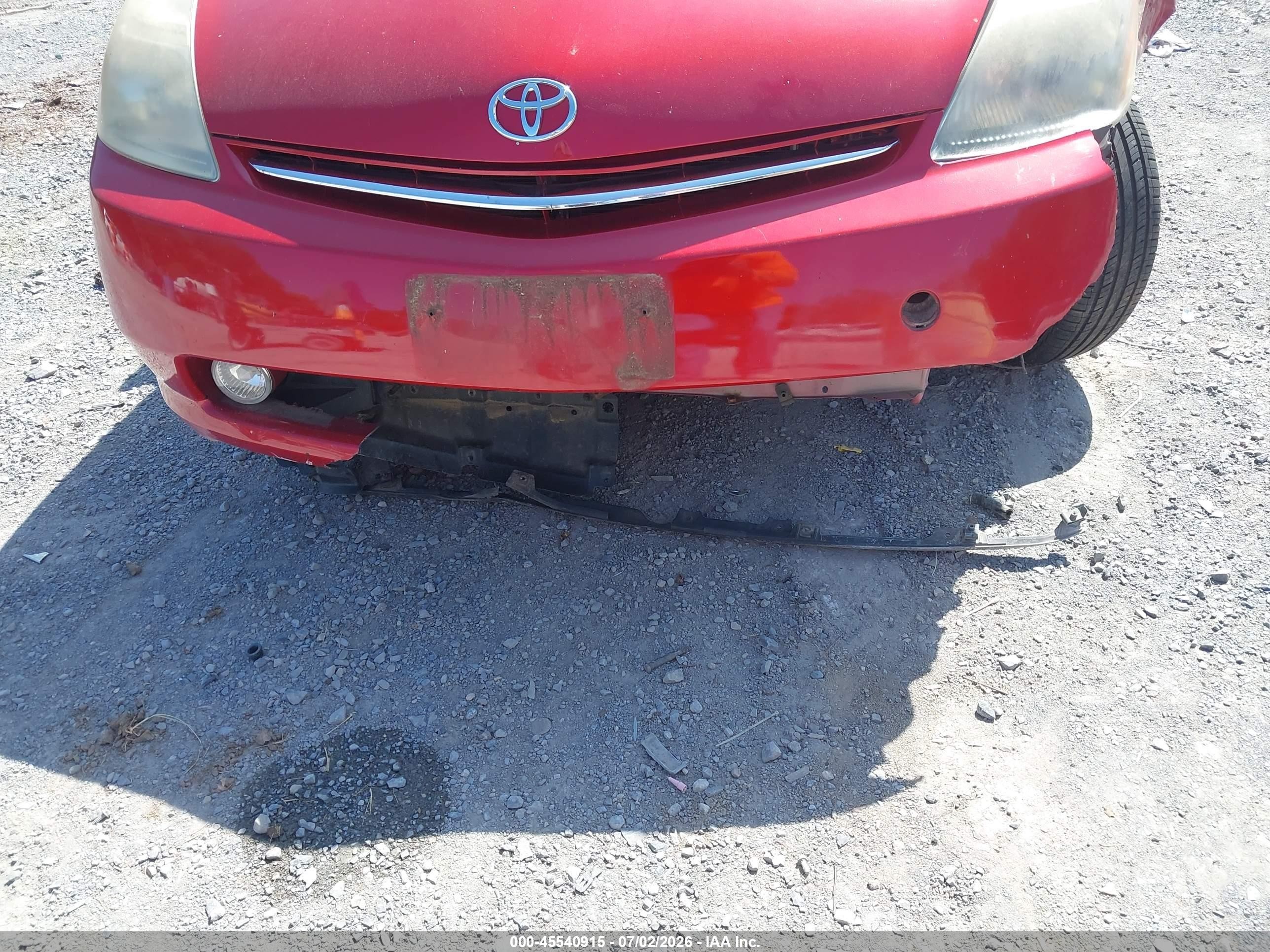 2006 Toyota Prius   Красный vin: JTDKB20U667508233