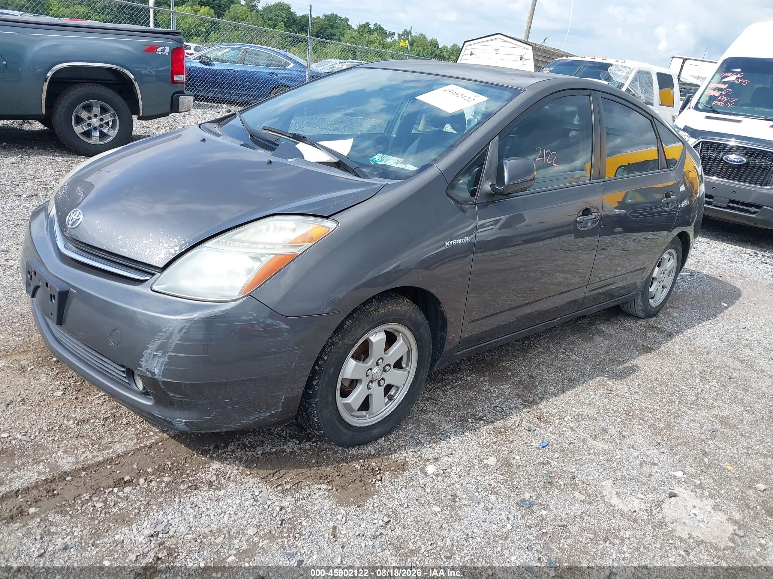 2007 Toyota Prius   Серый vin: JTDKB20U673243788