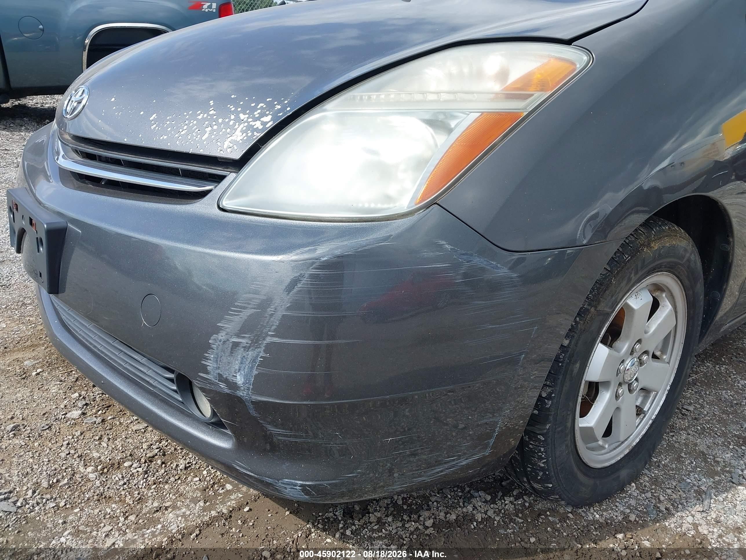 2007 Toyota Prius   Серый vin: JTDKB20U673243788