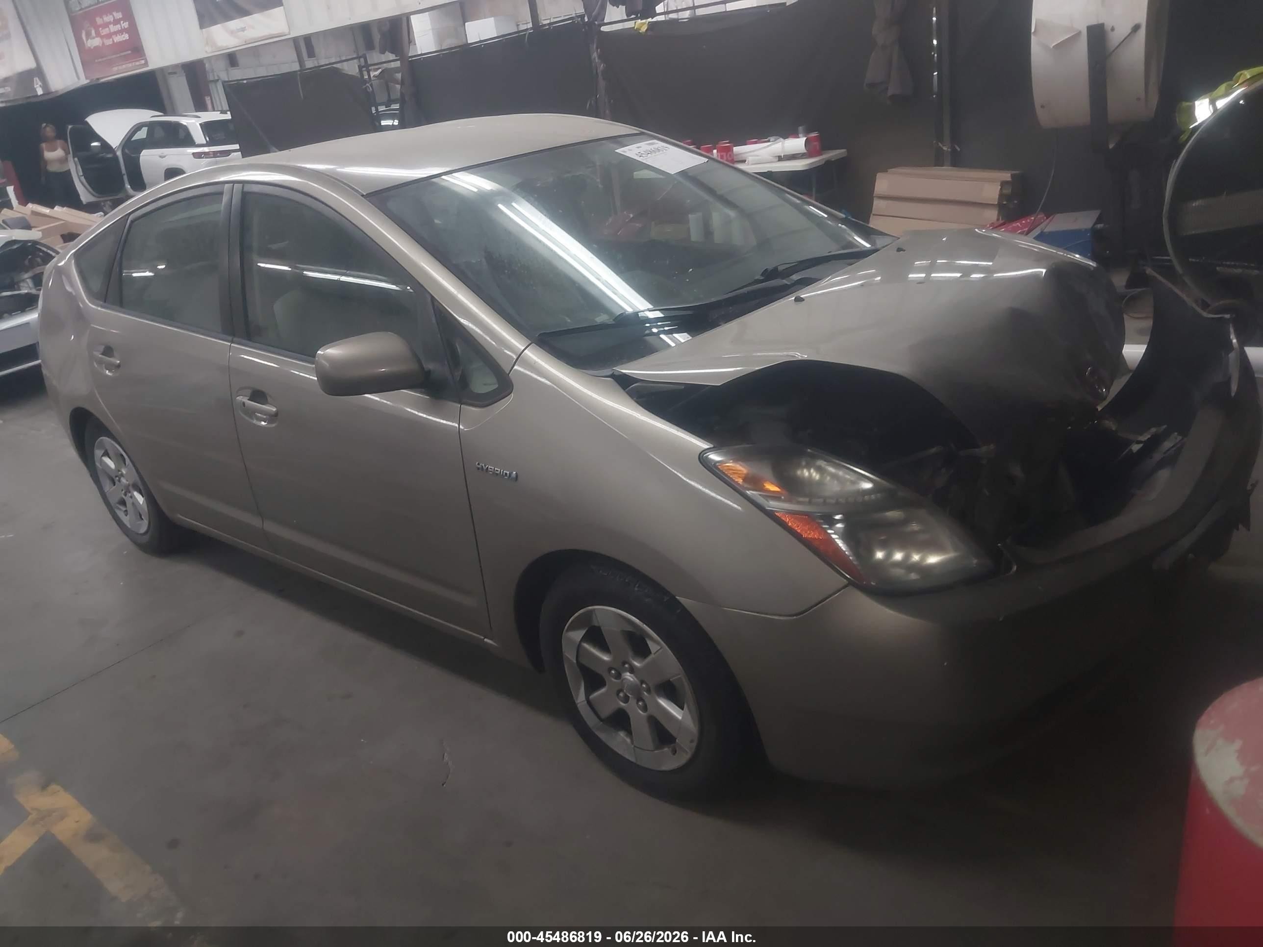 2007 Toyota Prius   Brown vin: JTDKB20U673253219