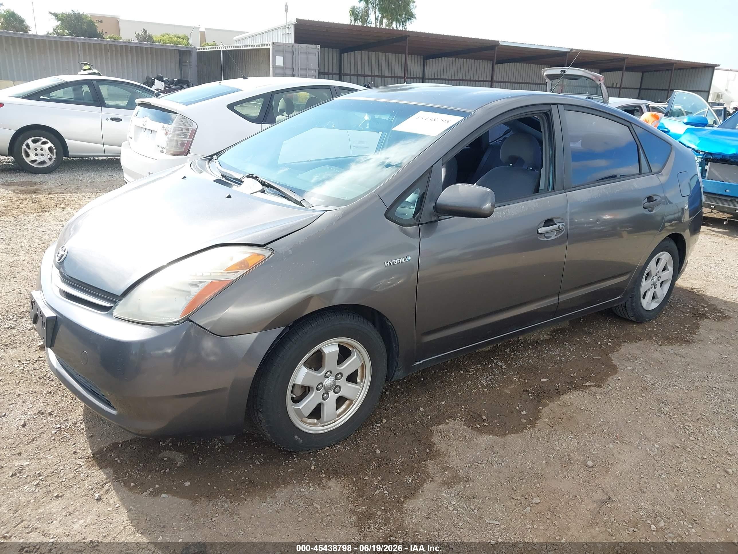 2007 Toyota Prius   Gray vin: JTDKB20U673262888