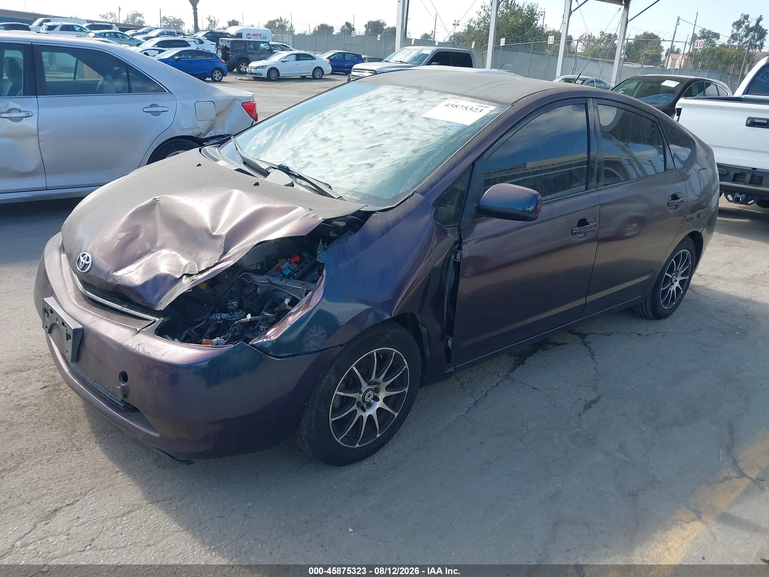 2007 Toyota Prius   Purple vin: JTDKB20U673279755