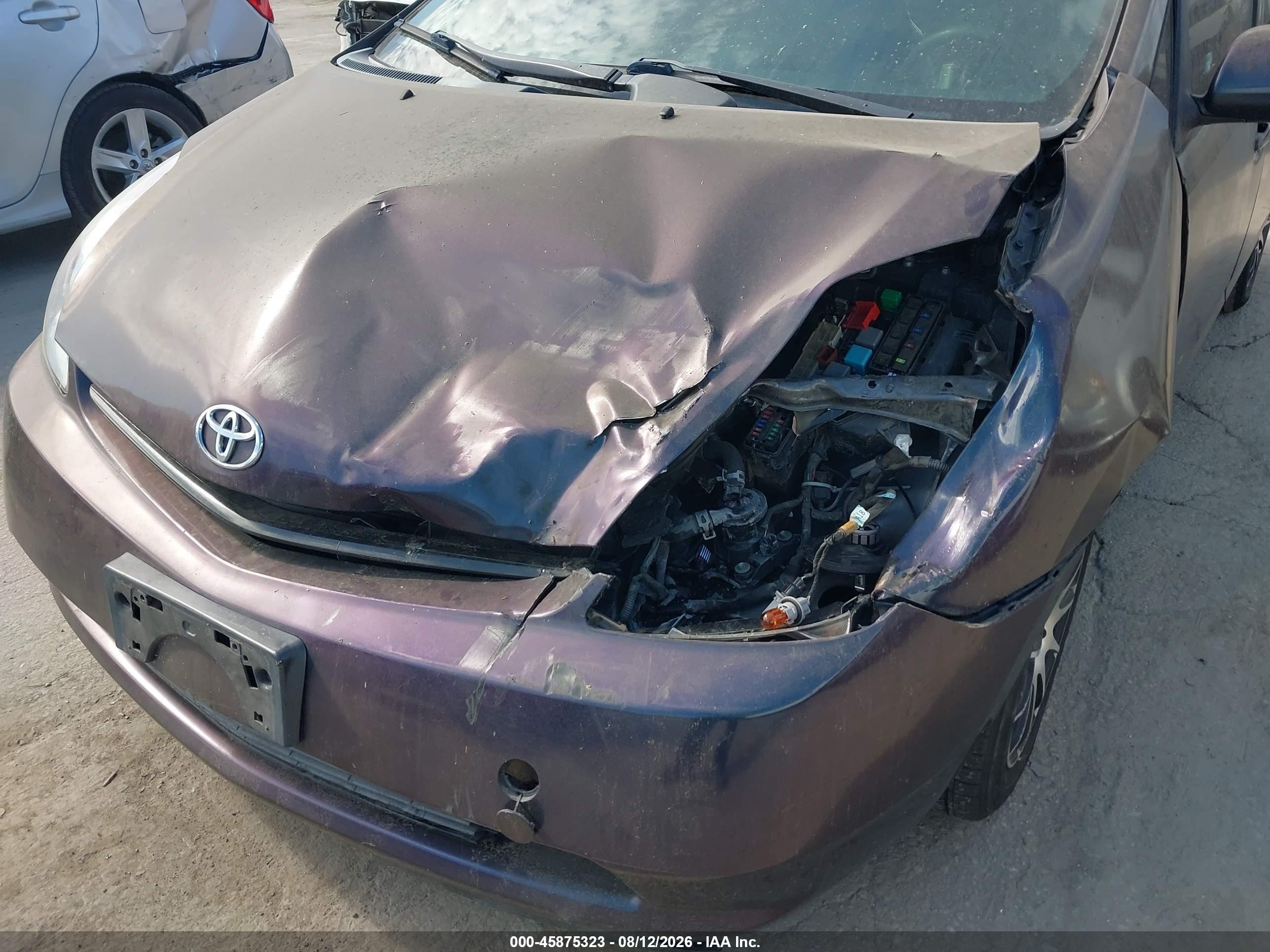 2007 Toyota Prius   Purple vin: JTDKB20U673279755