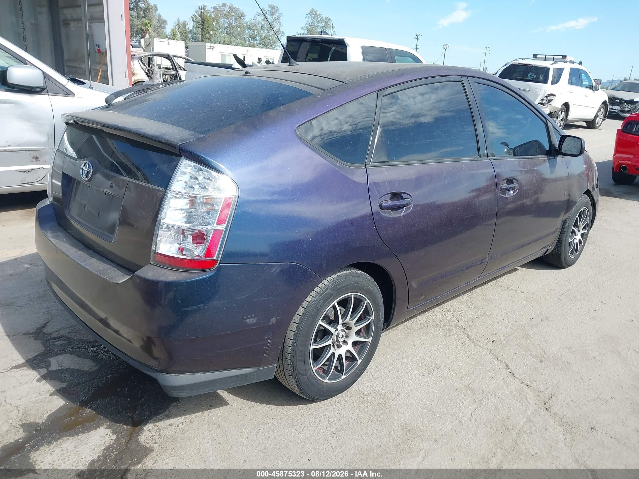 2007 Toyota Prius   Purple vin: JTDKB20U673279755