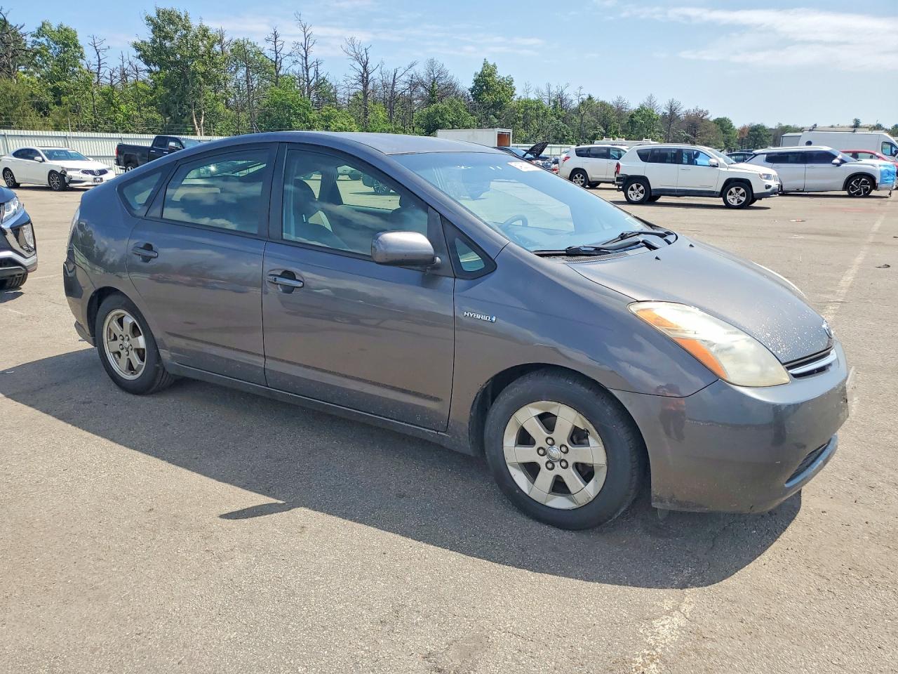 2007 Toyota Prius Base Gray vin: JTDKB20U673286222