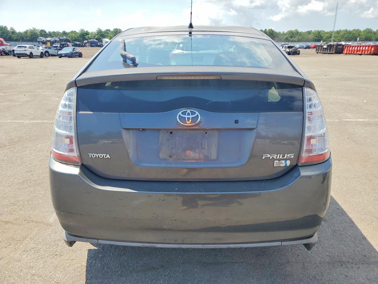 2007 Toyota Prius Base Gray vin: JTDKB20U673286222