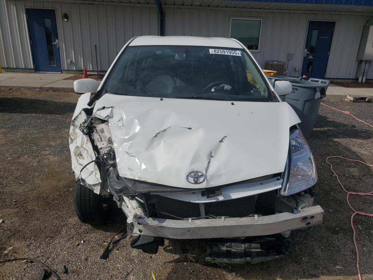 2007 Toyota Prius White vin: JTDKB20U673292750