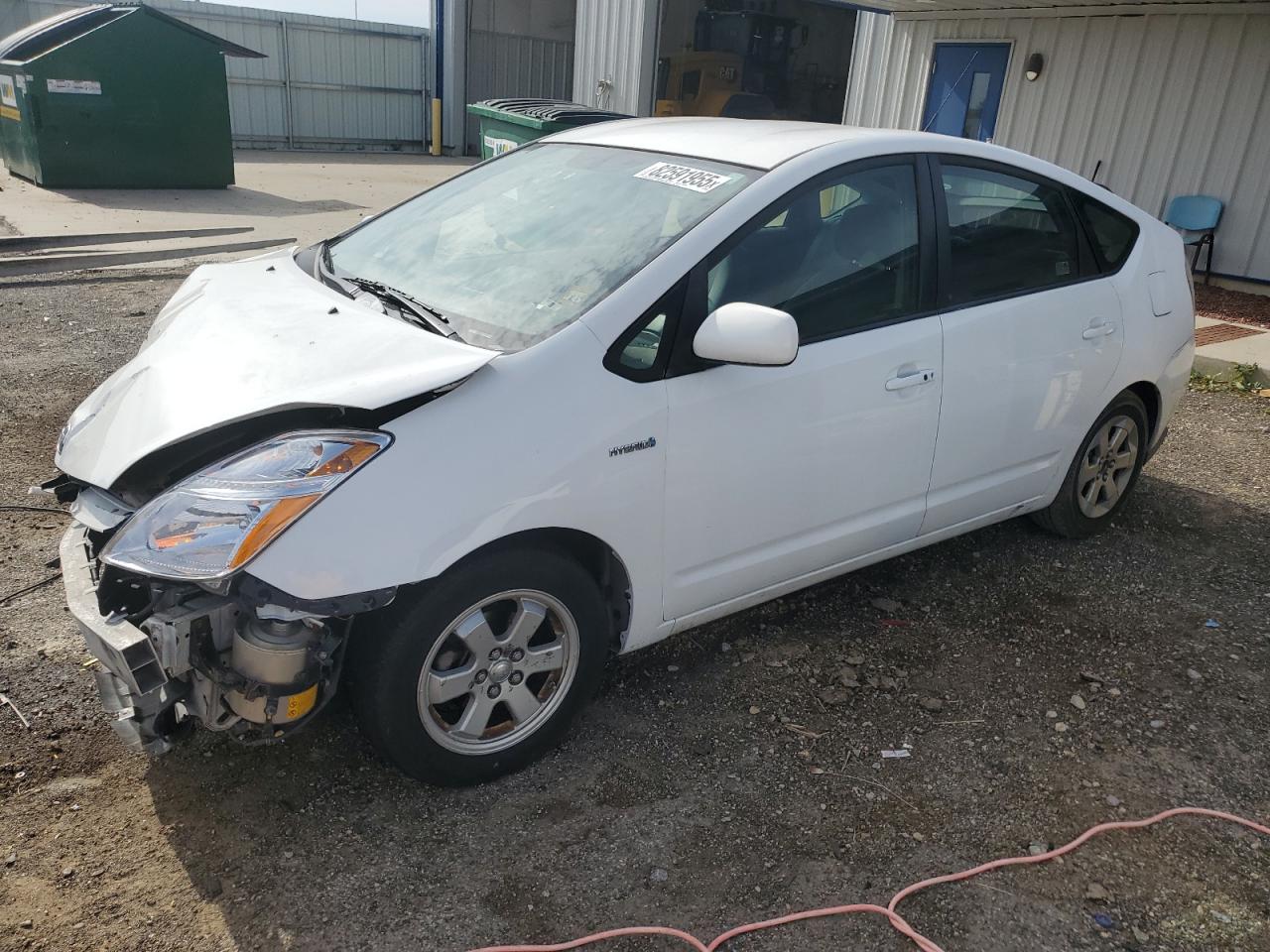 2007 Toyota Prius White vin: JTDKB20U673292750