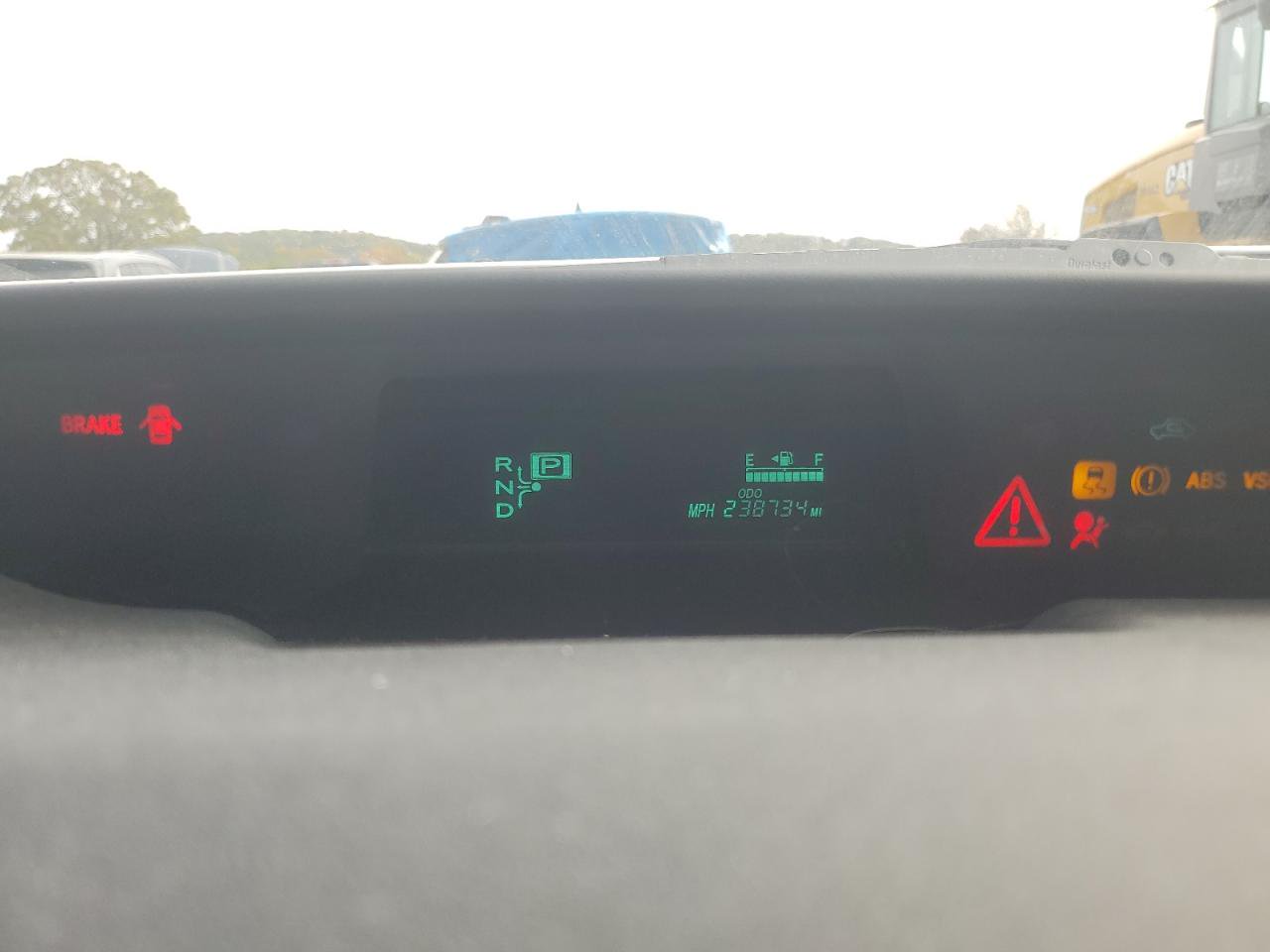 2007 Toyota Prius White vin: JTDKB20U673292750