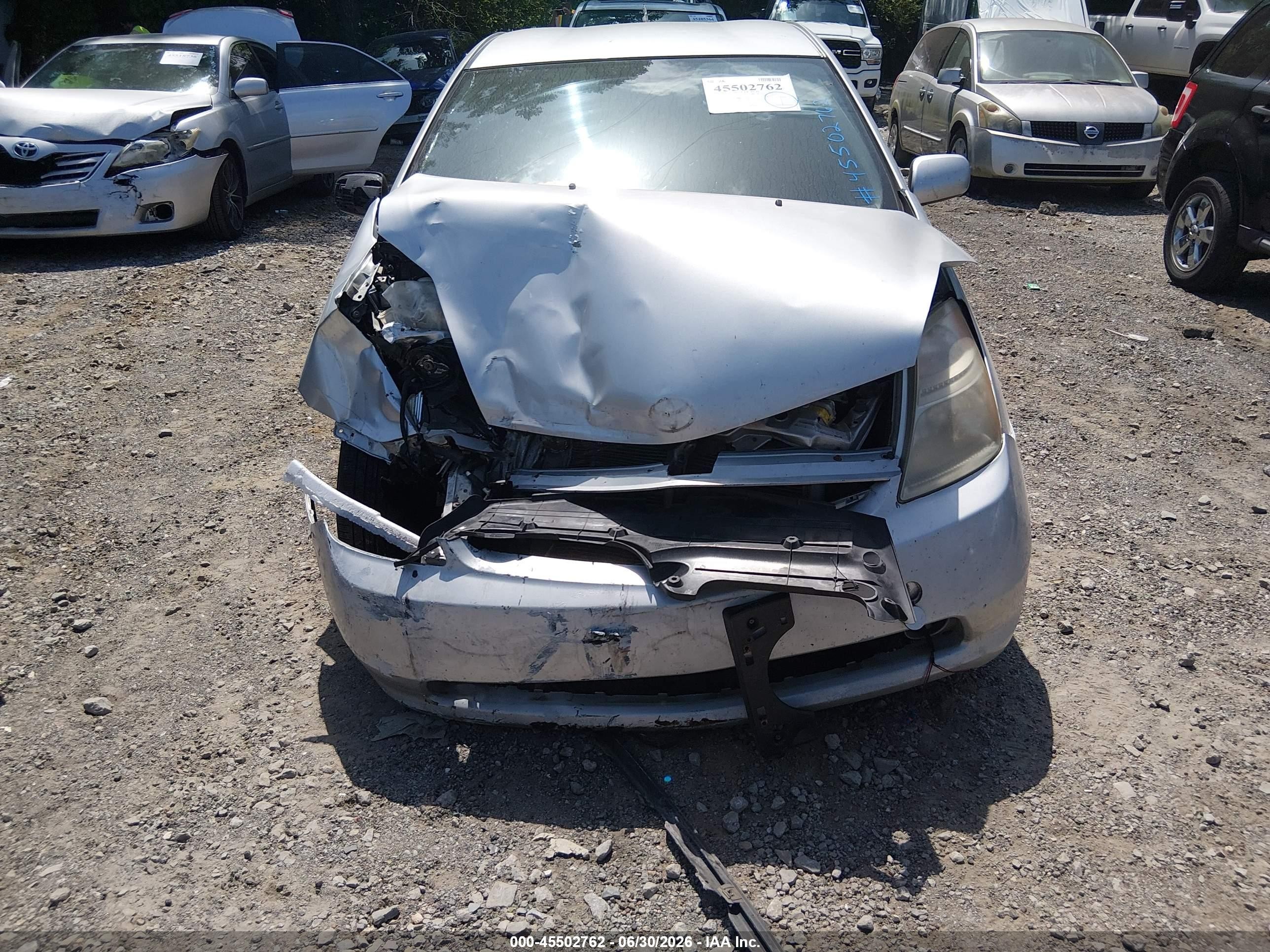 2007 Toyota Prius   Silver vin: JTDKB20U677088474