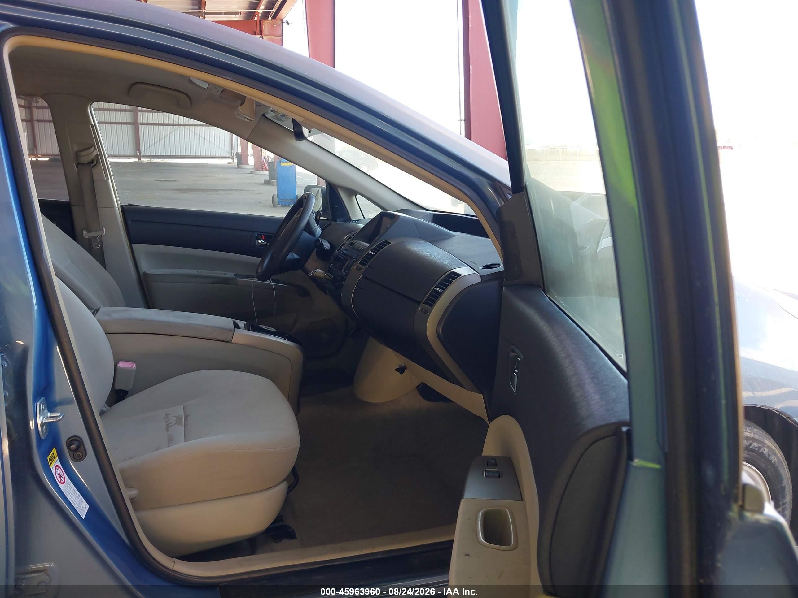 2007 Toyota Prius   Light Blue vin: JTDKB20U677089379