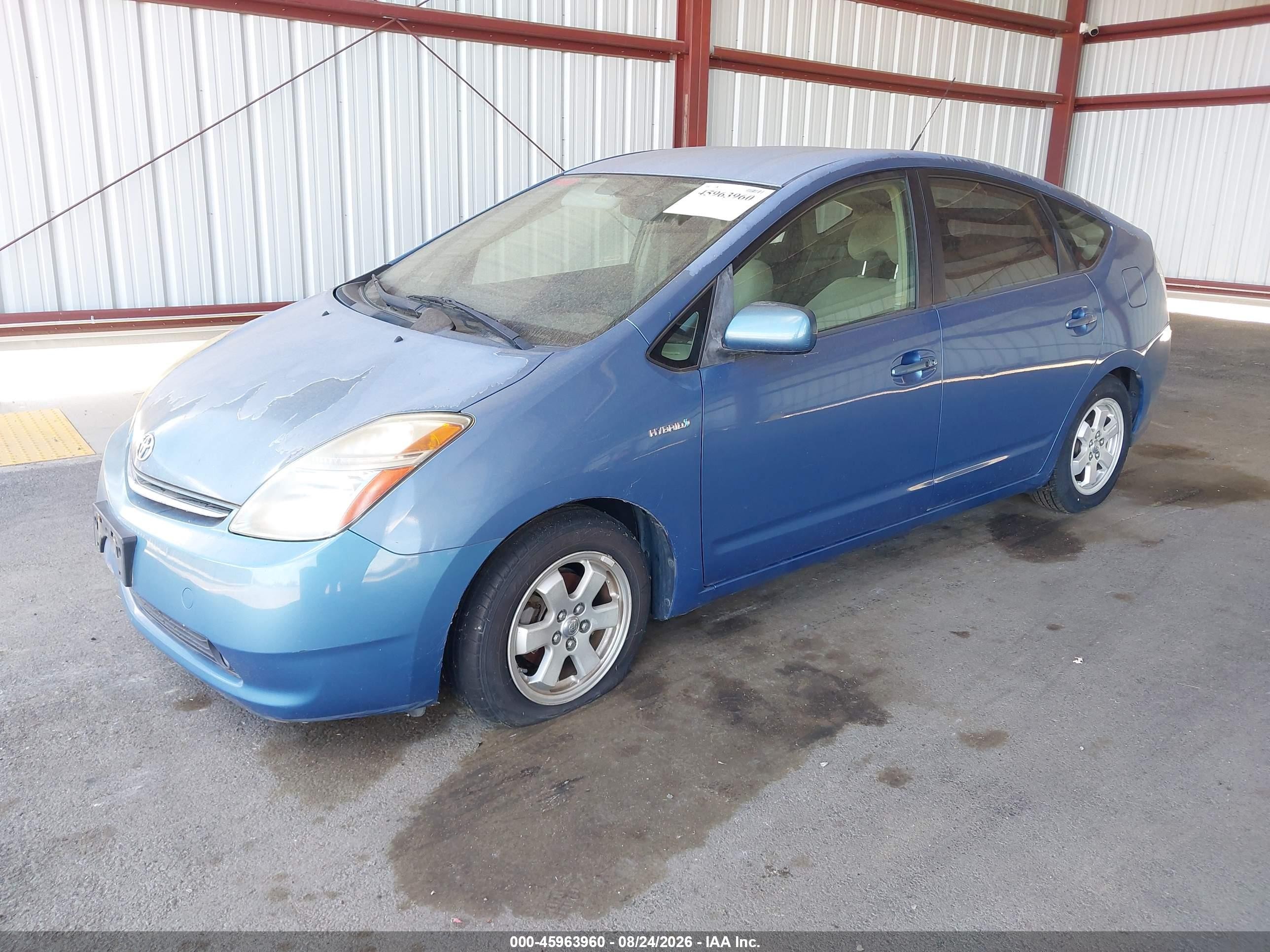 2007 Toyota Prius   Light Blue vin: JTDKB20U677089379