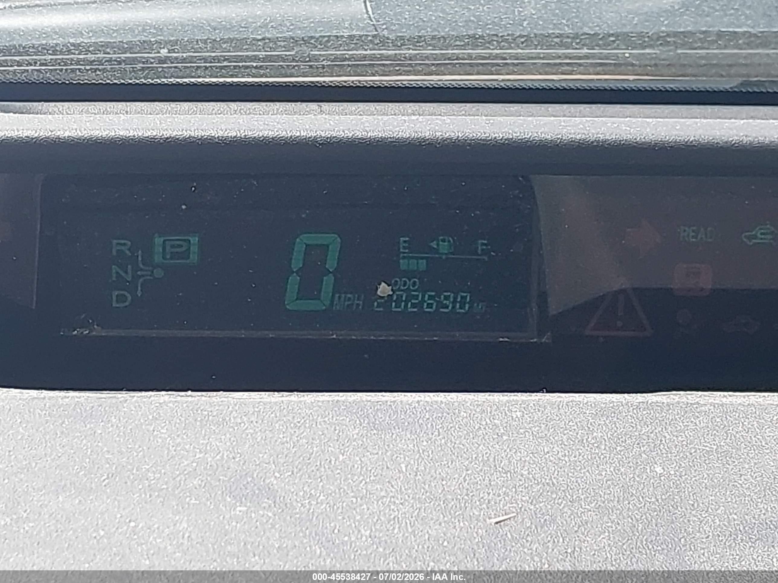 2007 Toyota Prius   Серебряный vin: JTDKB20U677558955