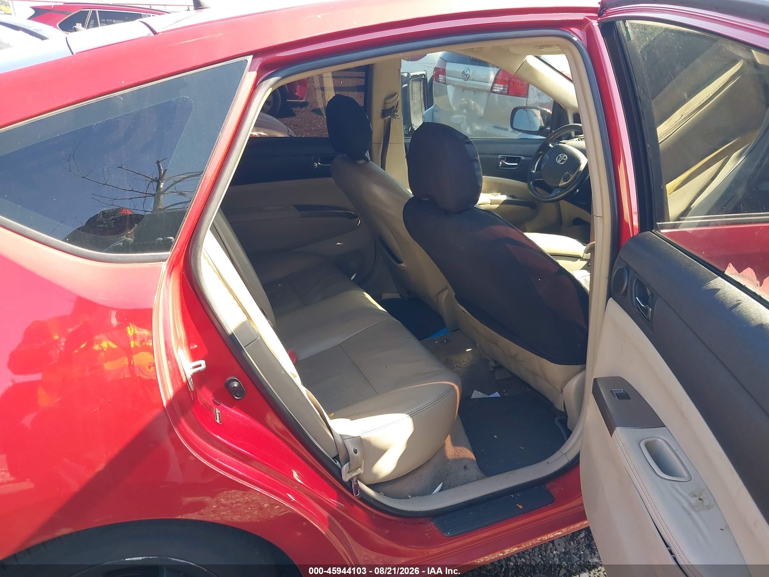 2007 Toyota Prius   Red vin: JTDKB20U677559233
