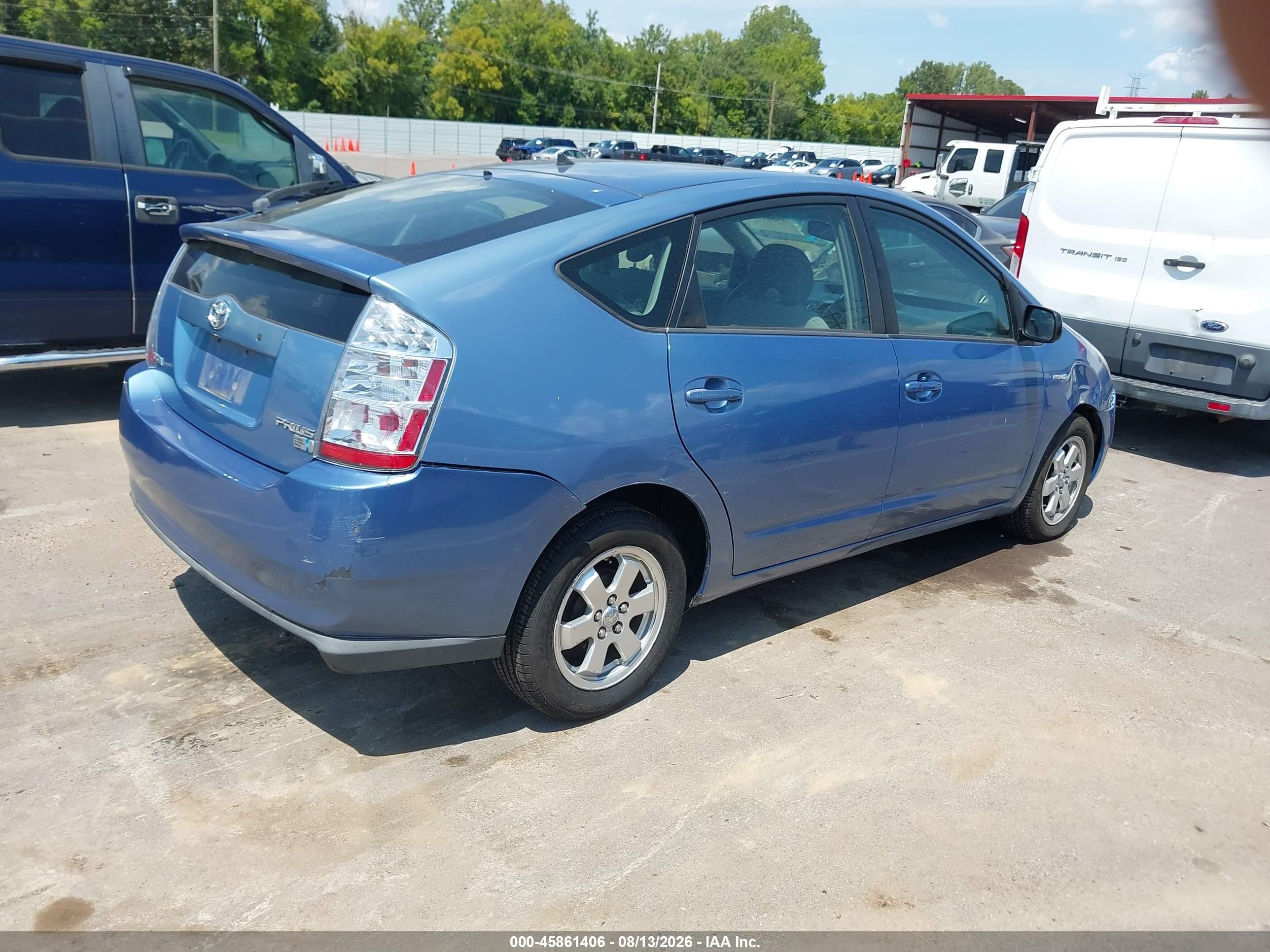 2007 Toyota Prius   Синий vin: JTDKB20U677559376