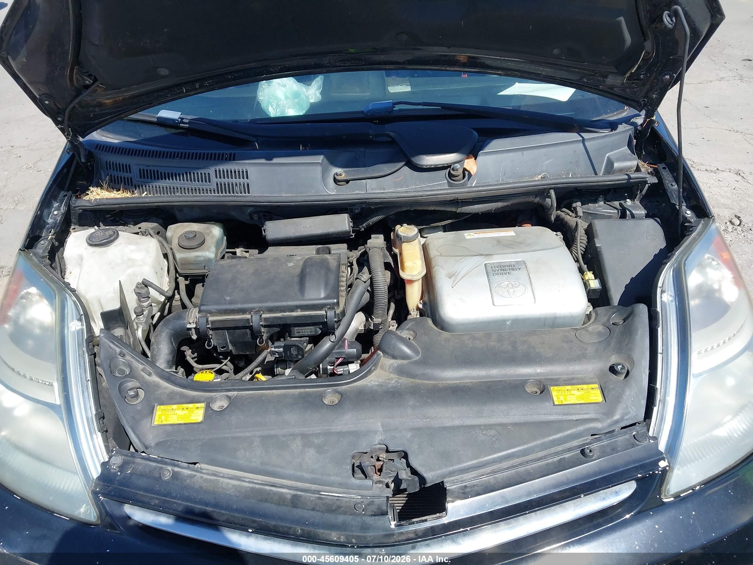 2007 Toyota Prius Touring Черный vin: JTDKB20U677573777