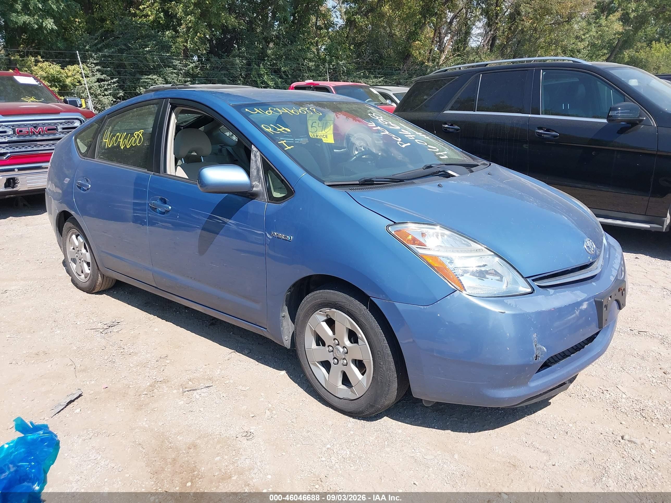 2007 Toyota Prius   Blue vin: JTDKB20U677577408