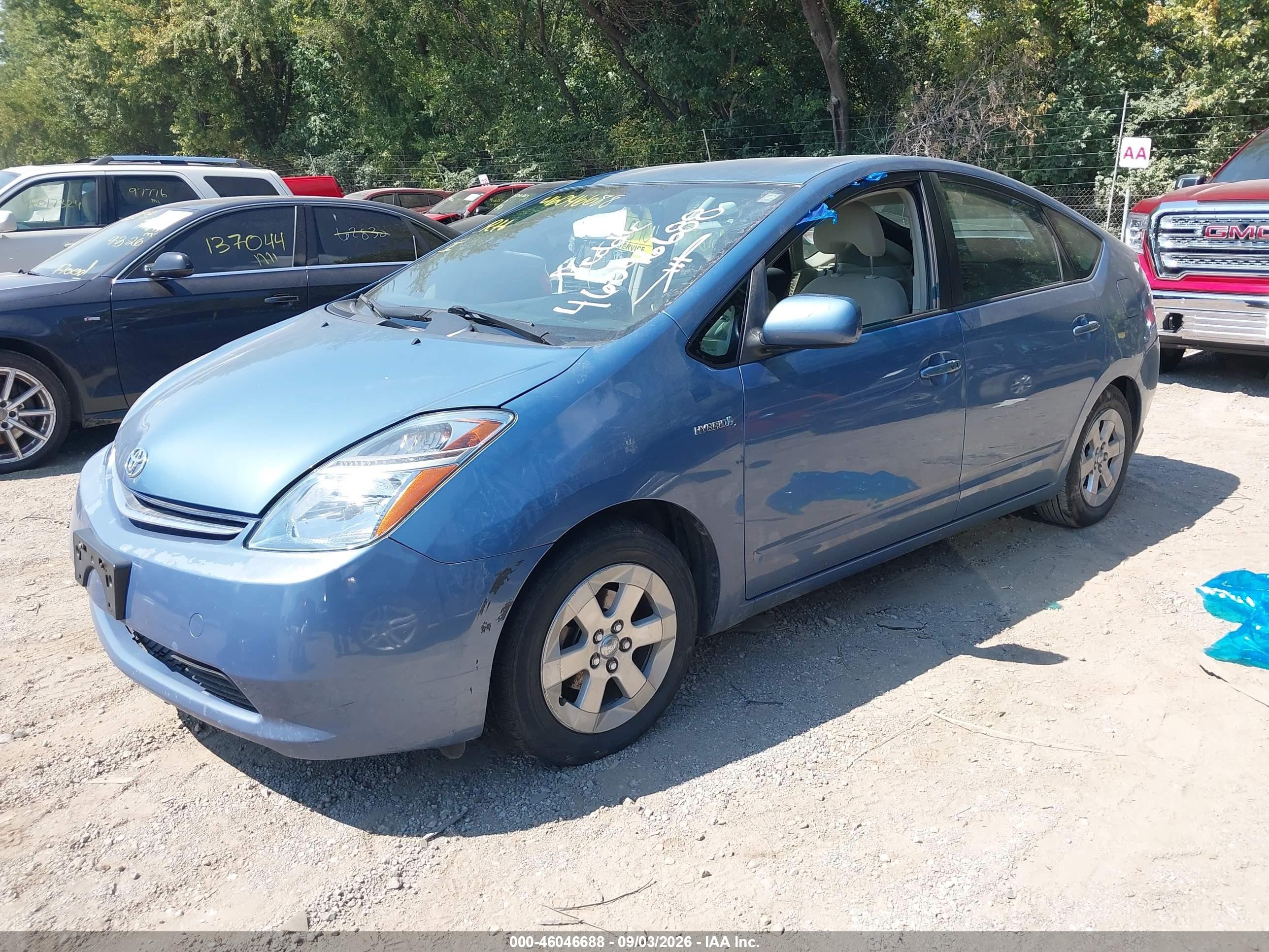 2007 Toyota Prius   Blue vin: JTDKB20U677577408