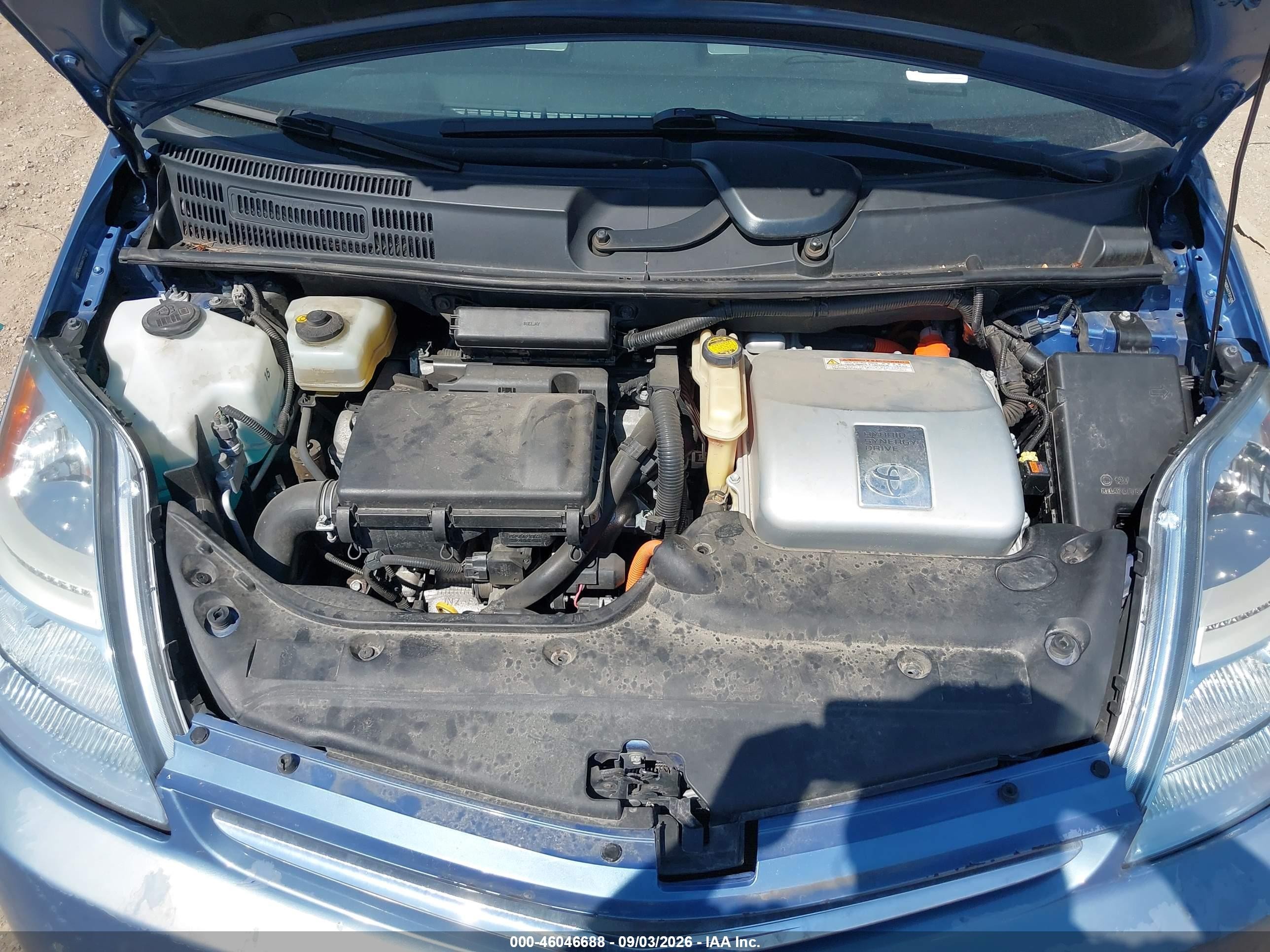 2007 Toyota Prius   Blue vin: JTDKB20U677577408