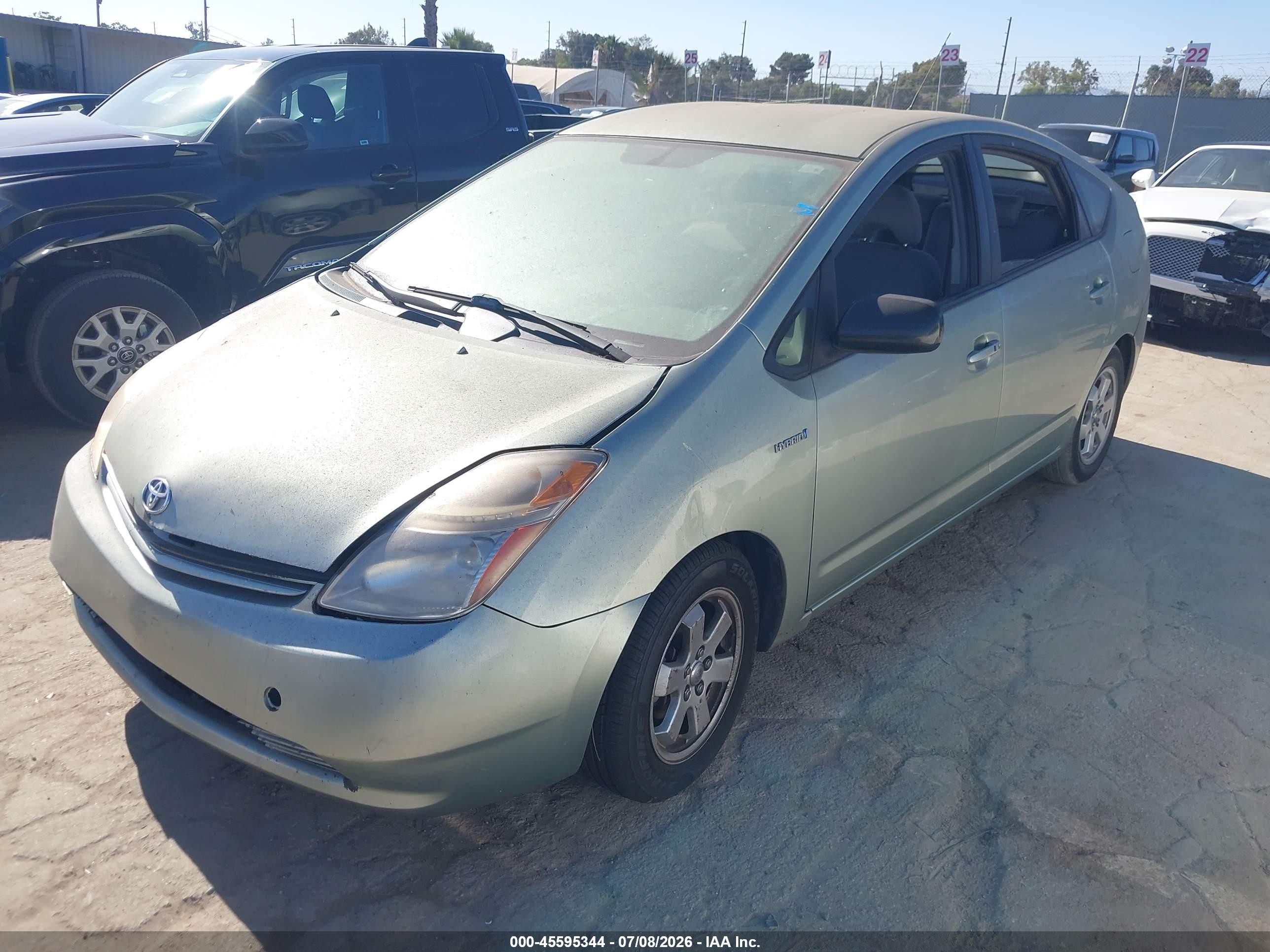 2007 Toyota Prius   Green vin: JTDKB20U677579224