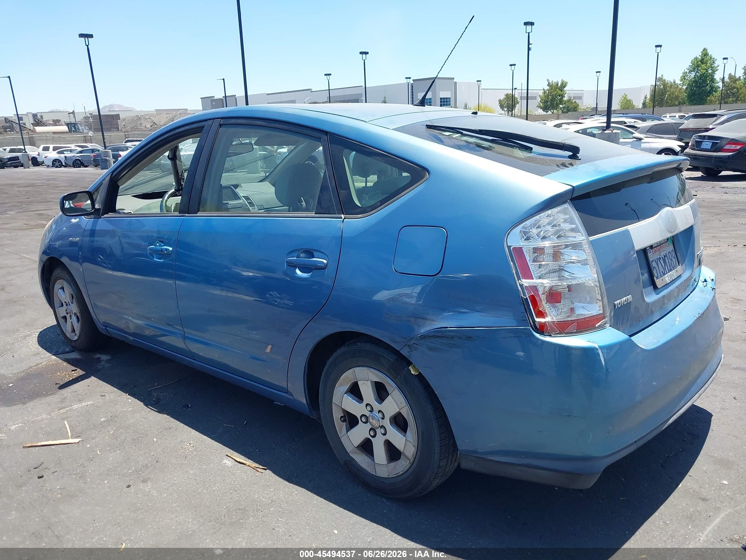 2007 Toyota Prius   Blue vin: JTDKB20U677607457