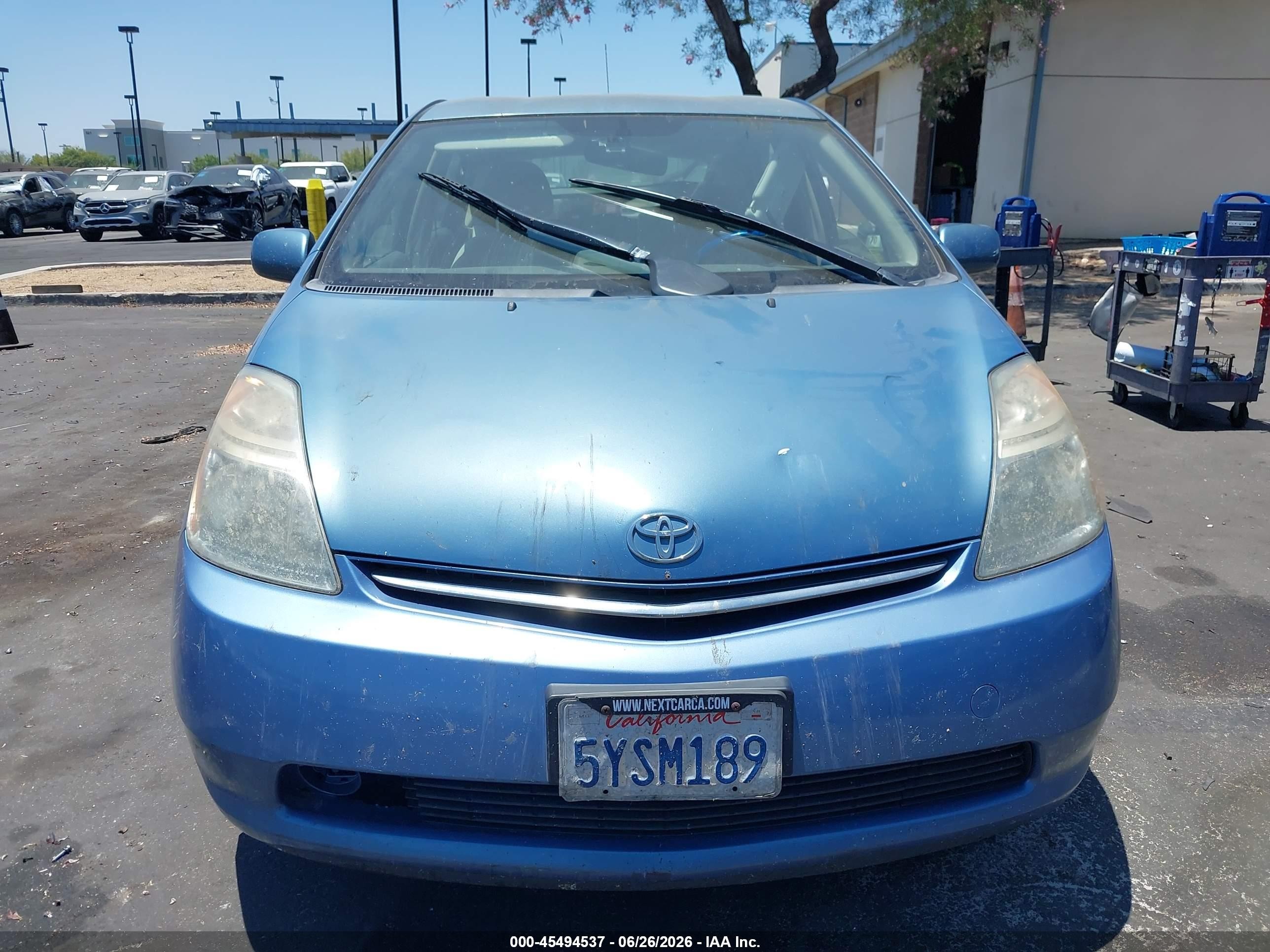 2007 Toyota Prius   Blue vin: JTDKB20U677607457