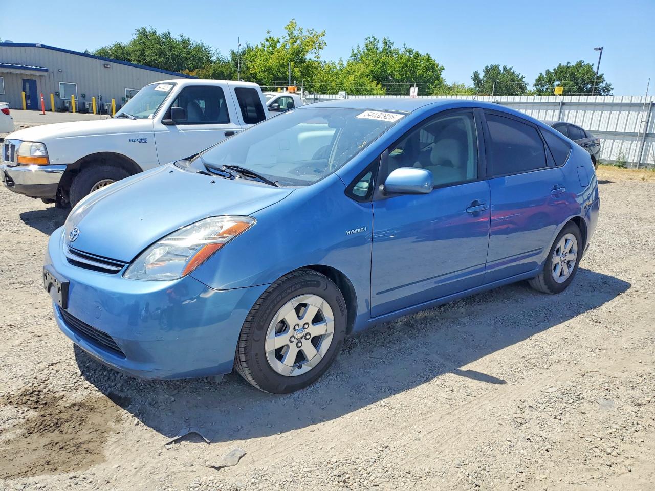2007 Toyota Prius Base Blue vin: JTDKB20U677622704