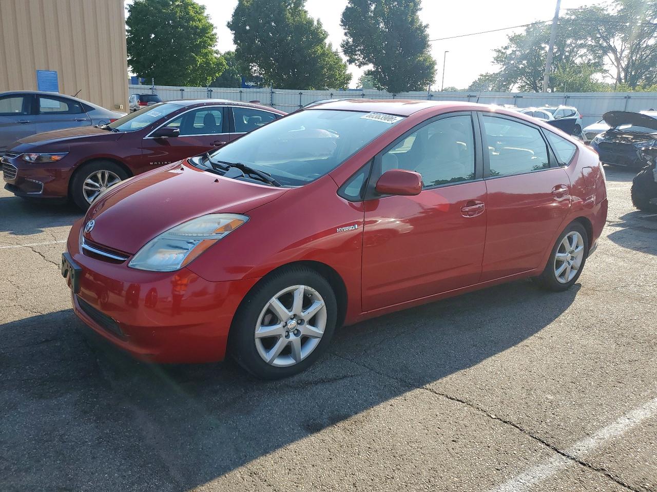 2007 Toyota Prius Touring Red vin: JTDKB20U677632990