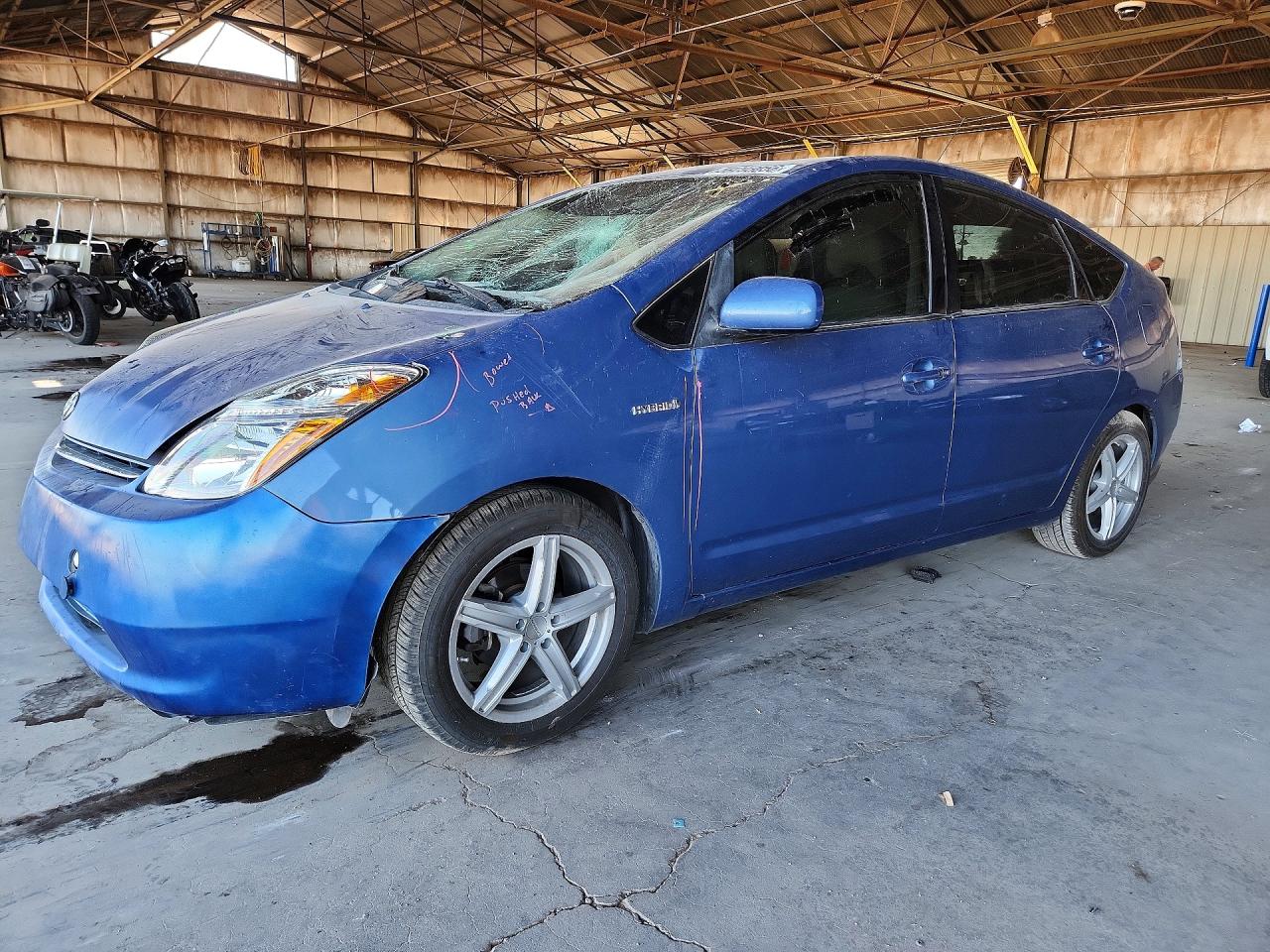 2007 Toyota Prius Base Синий vin: JTDKB20U677653029