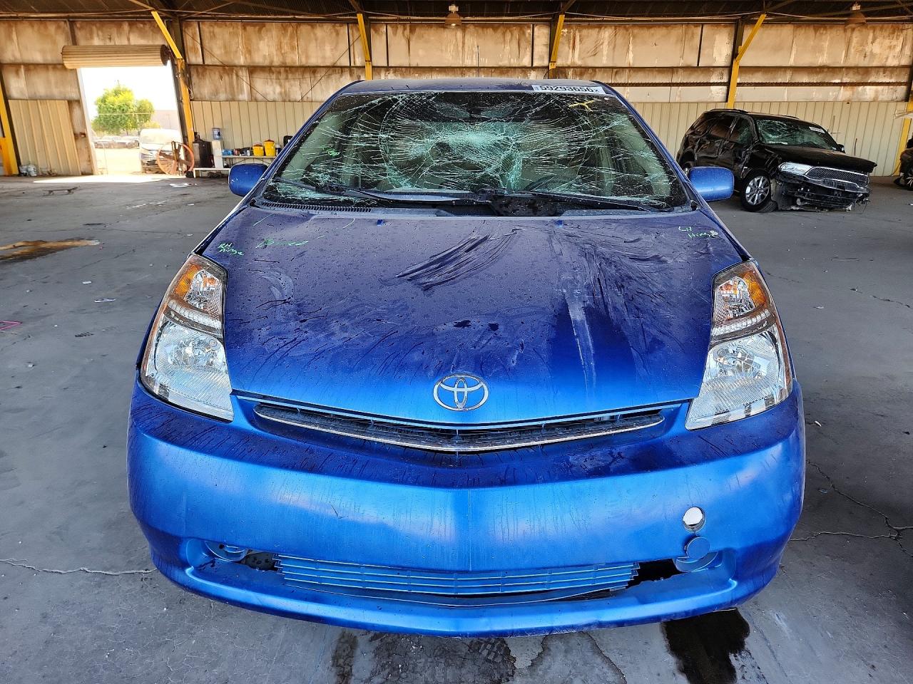 2007 Toyota Prius Base Blue vin: JTDKB20U677653029