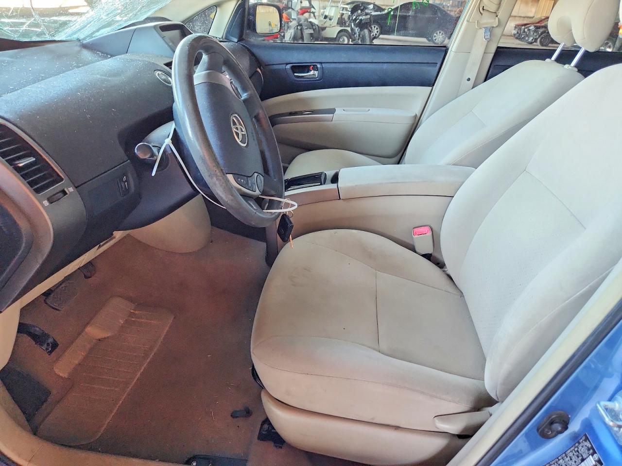 2007 Toyota Prius Base Blue vin: JTDKB20U677653029