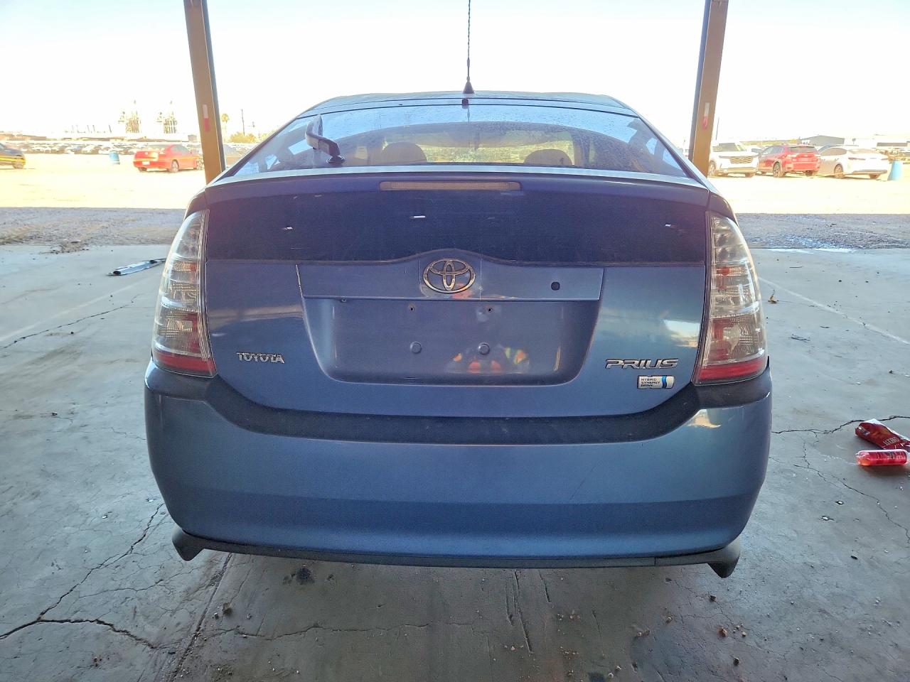 2007 Toyota Prius Base Blue vin: JTDKB20U677653029