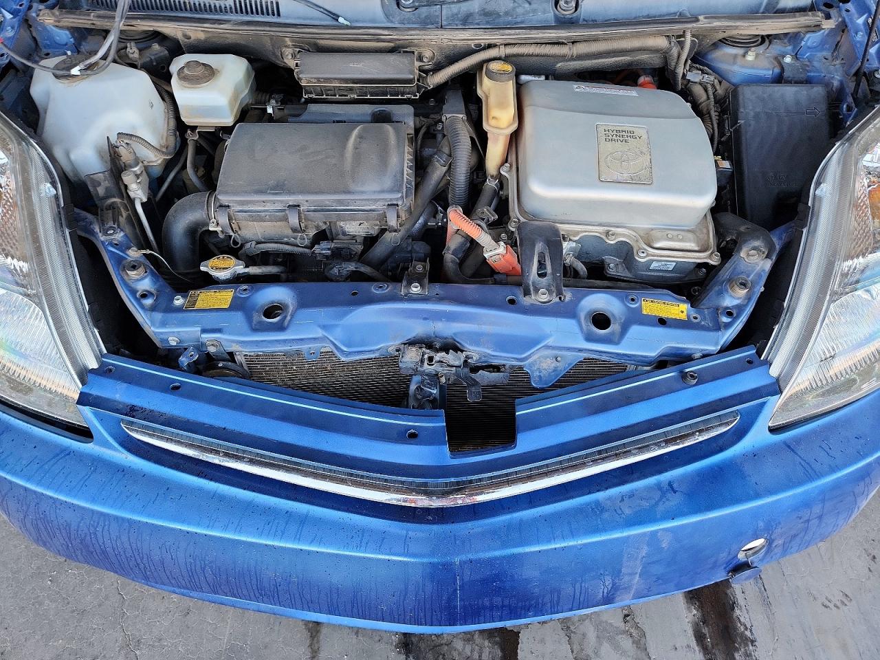 2007 Toyota Prius Base Blue vin: JTDKB20U677653029