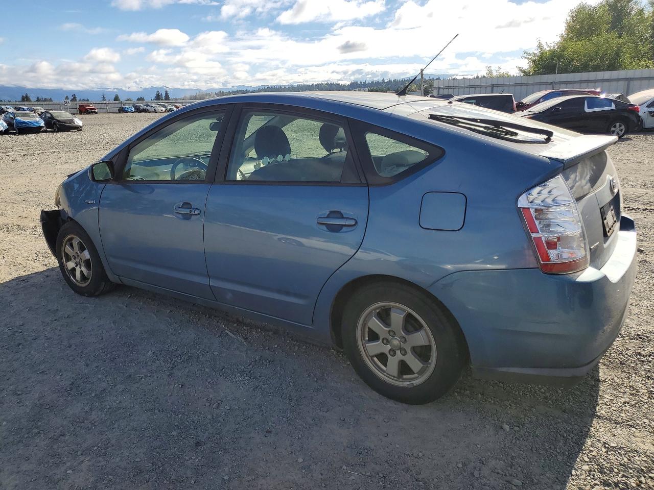 2007 Toyota Prius Base Blue vin: JTDKB20U677660689