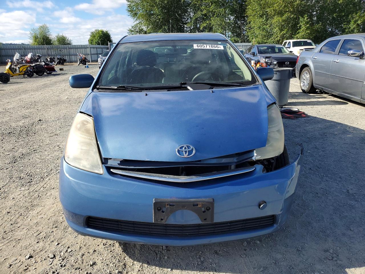 2007 Toyota Prius Base Blue vin: JTDKB20U677660689