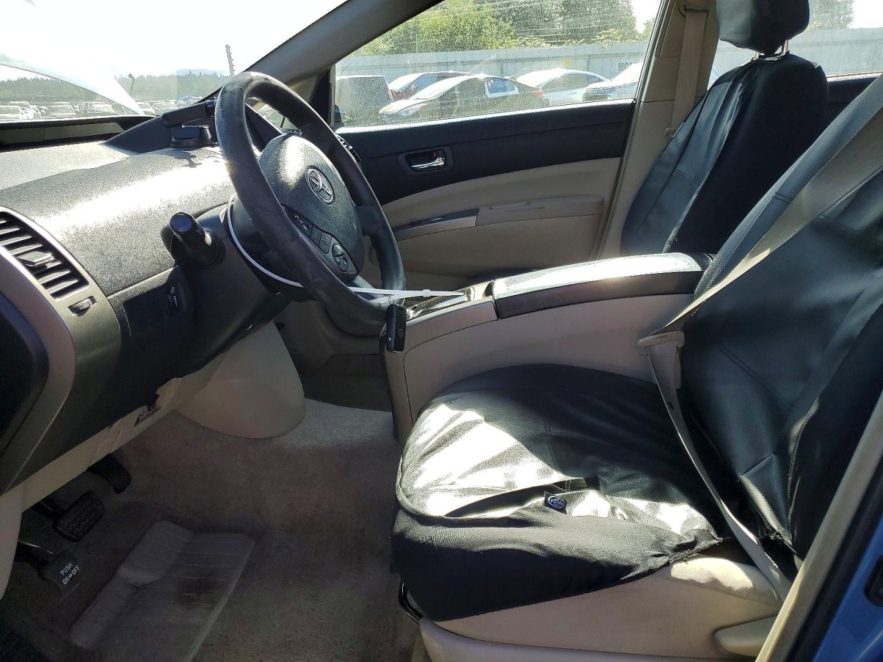2007 Toyota Prius Base Blue vin: JTDKB20U677660689