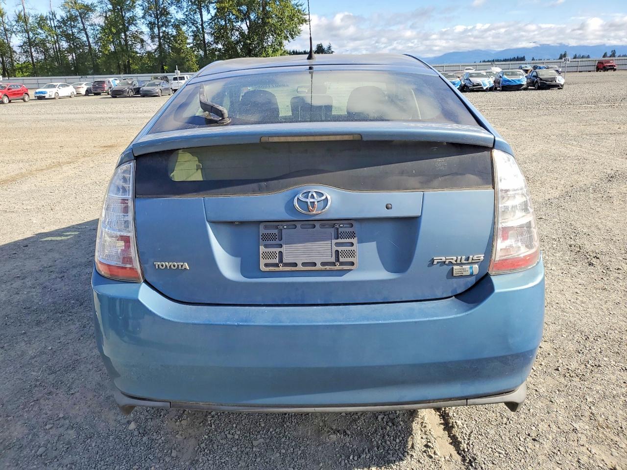 2007 Toyota Prius Base Blue vin: JTDKB20U677660689