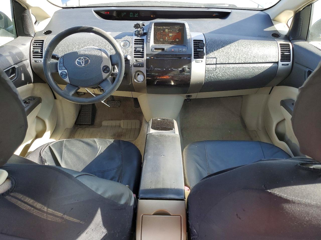 2007 Toyota Prius Base Blue vin: JTDKB20U677660689