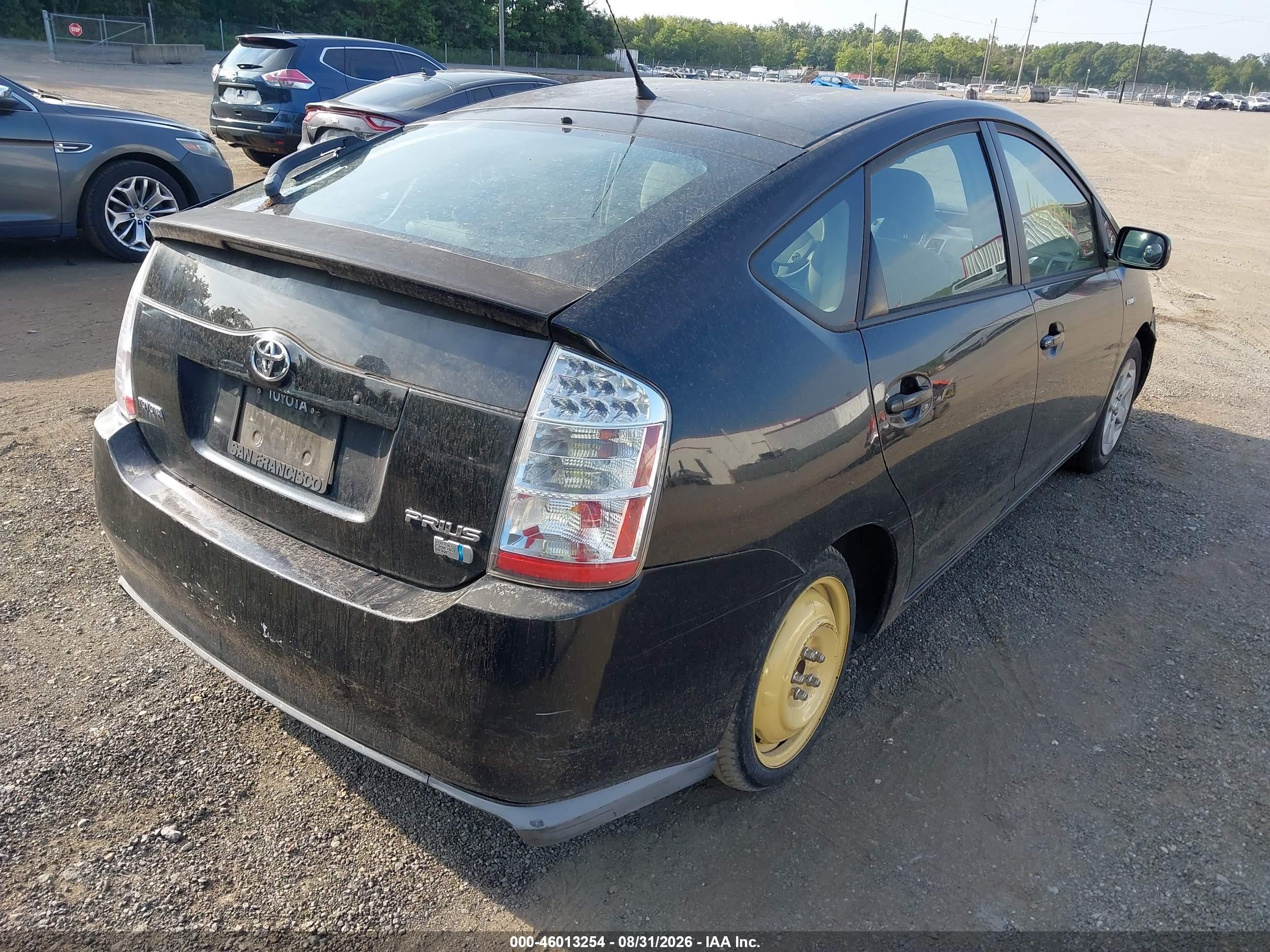 2007 Toyota Prius   Black vin: JTDKB20U677671000