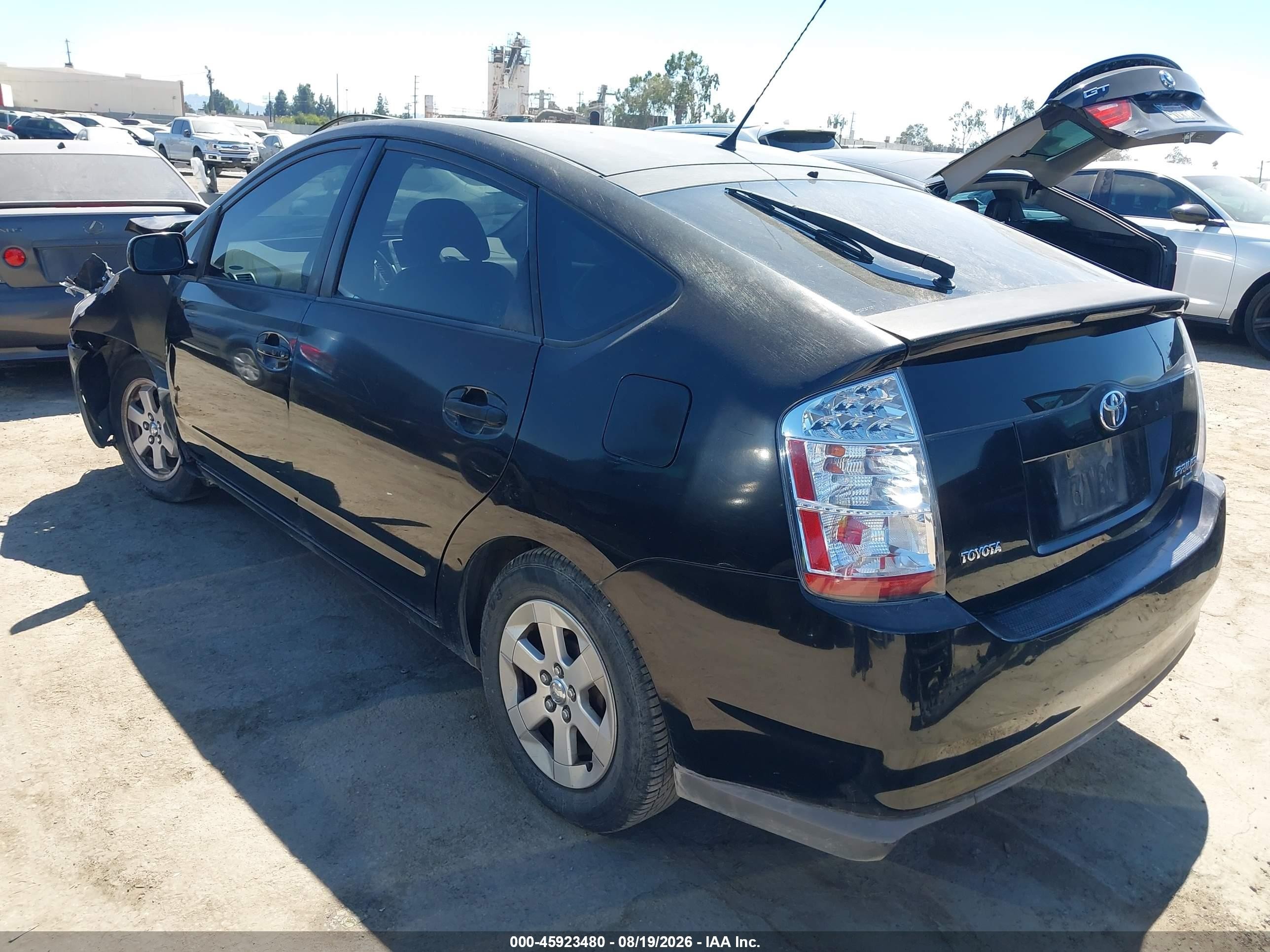 2007 Toyota Prius   Черный vin: JTDKB20U677673619
