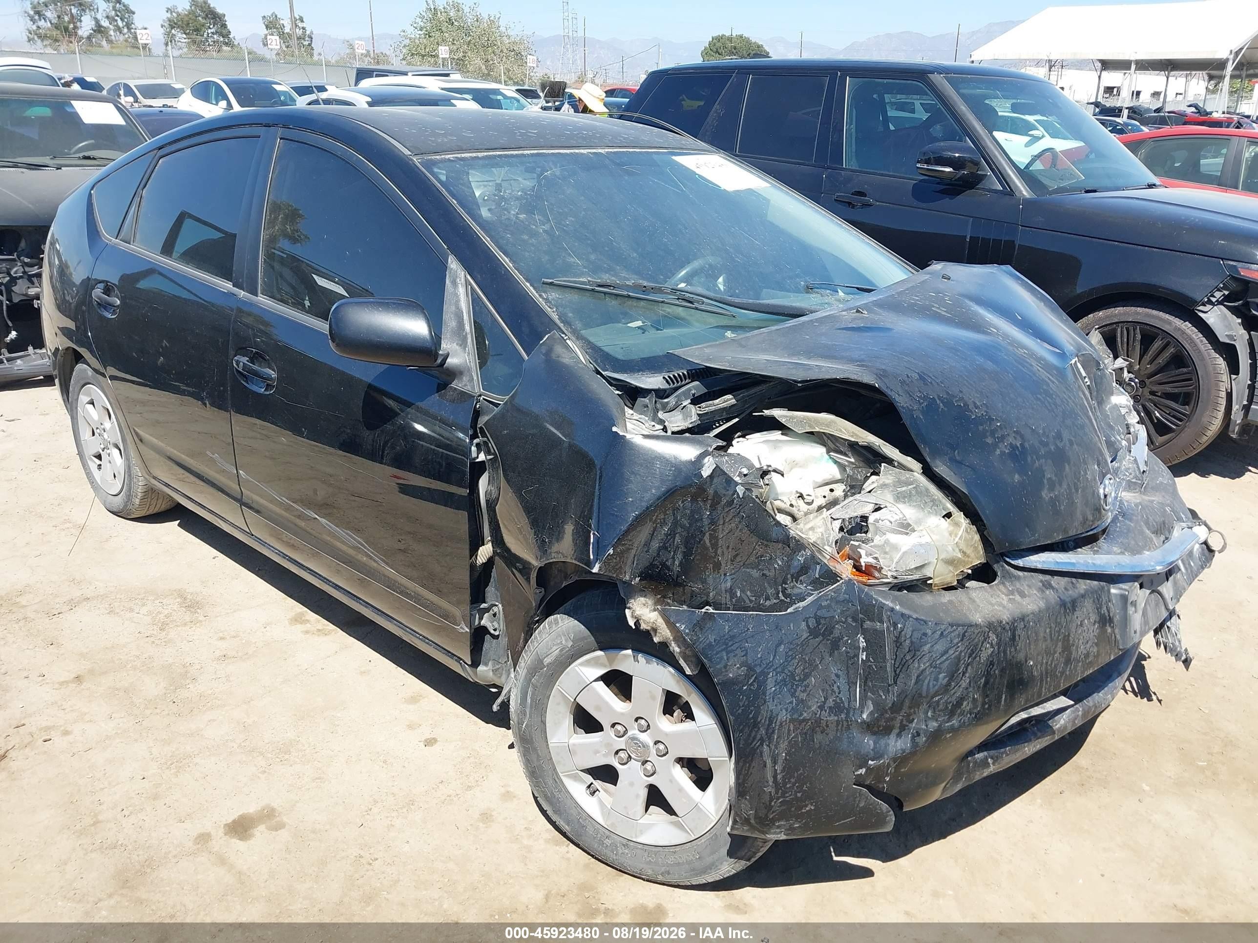 2007 Toyota Prius   Black vin: JTDKB20U677673619