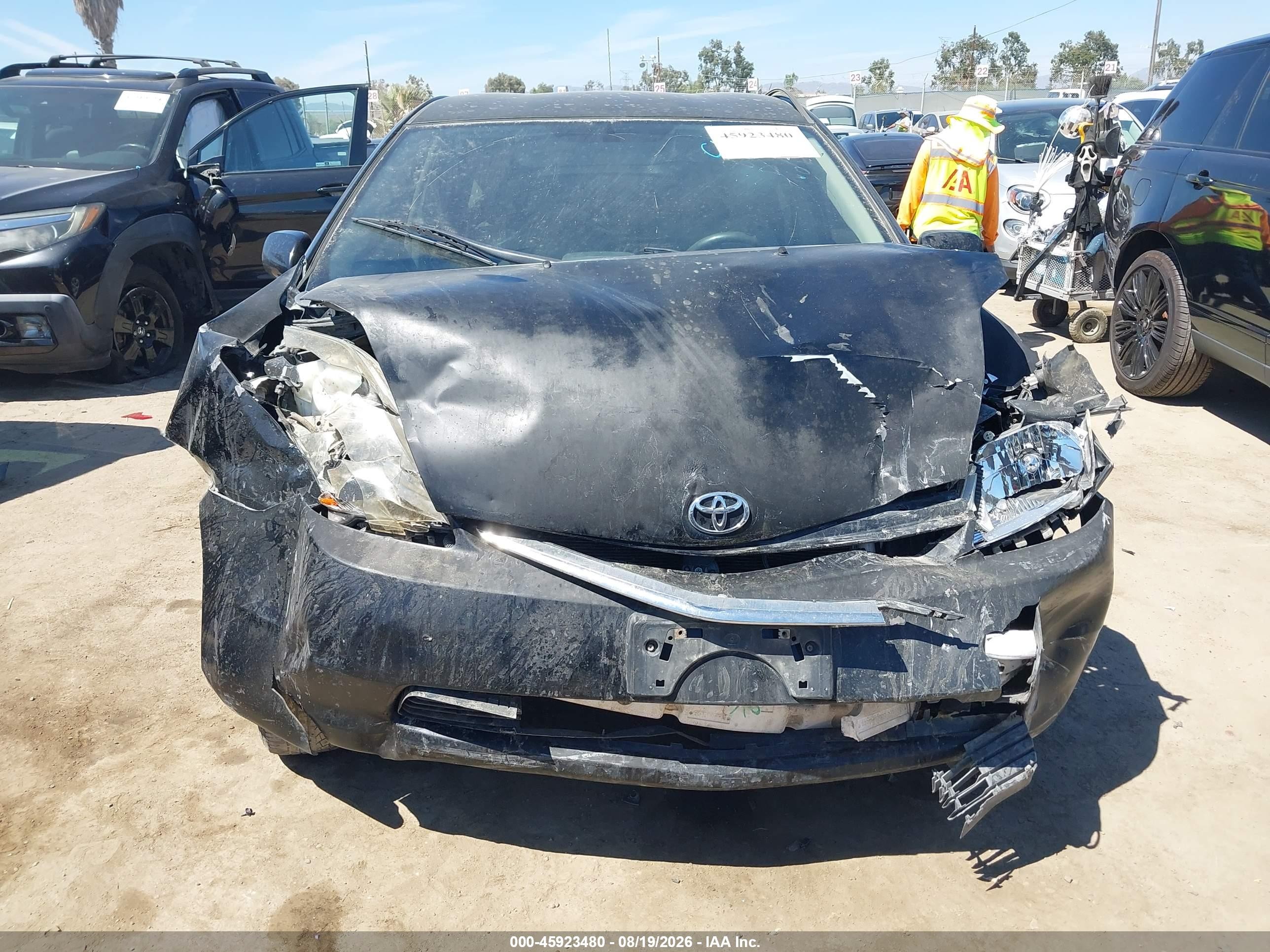 2007 Toyota Prius   Черный vin: JTDKB20U677673619