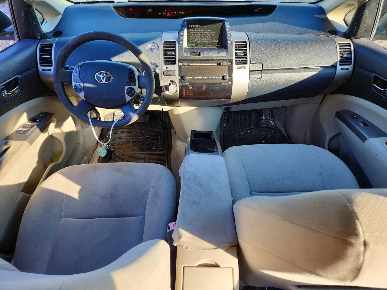 2007 Toyota Prius Base Green vin: JTDKB20U677674124