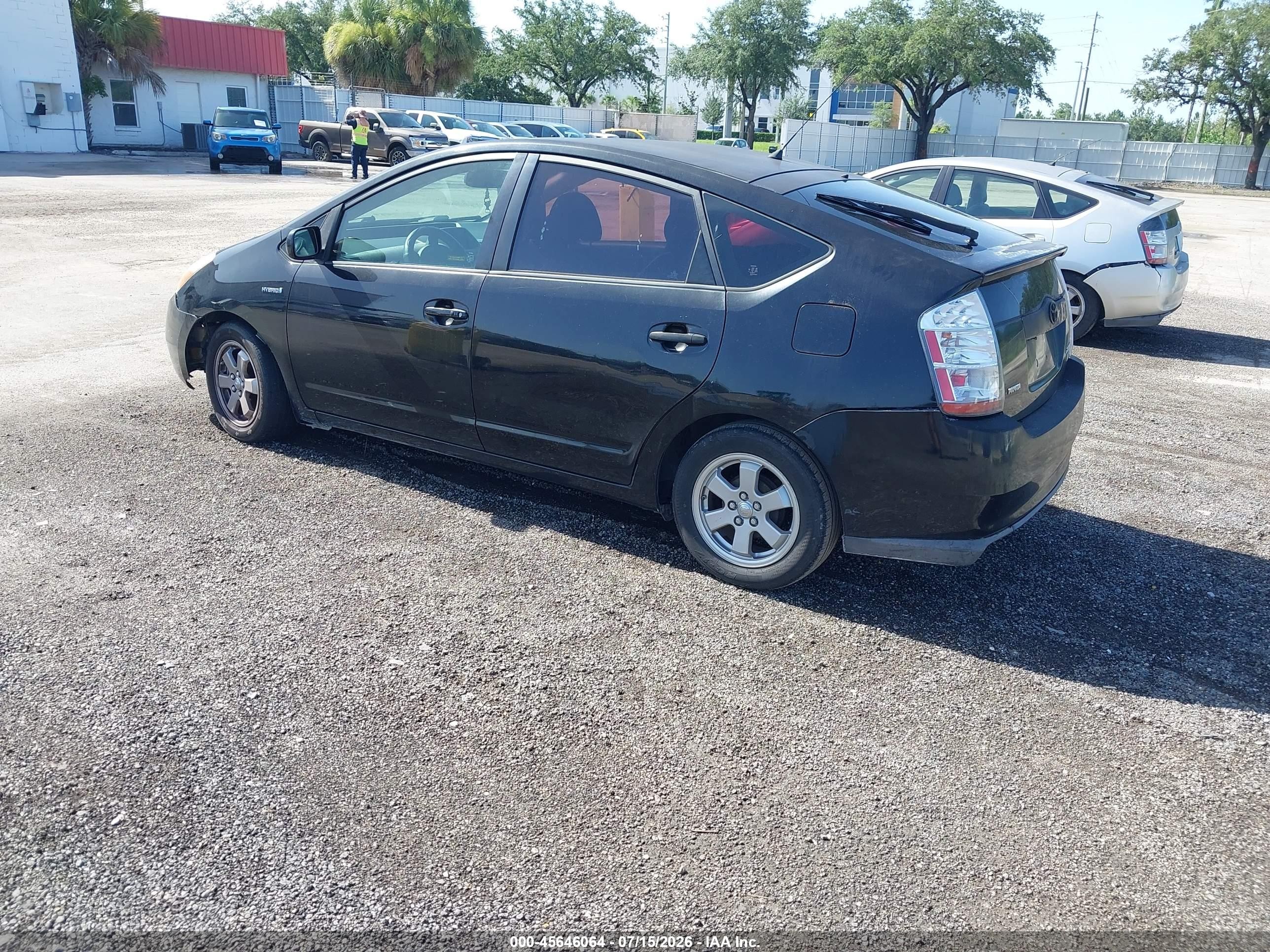 2007 Toyota Prius   Черный vin: JTDKB20U677679100