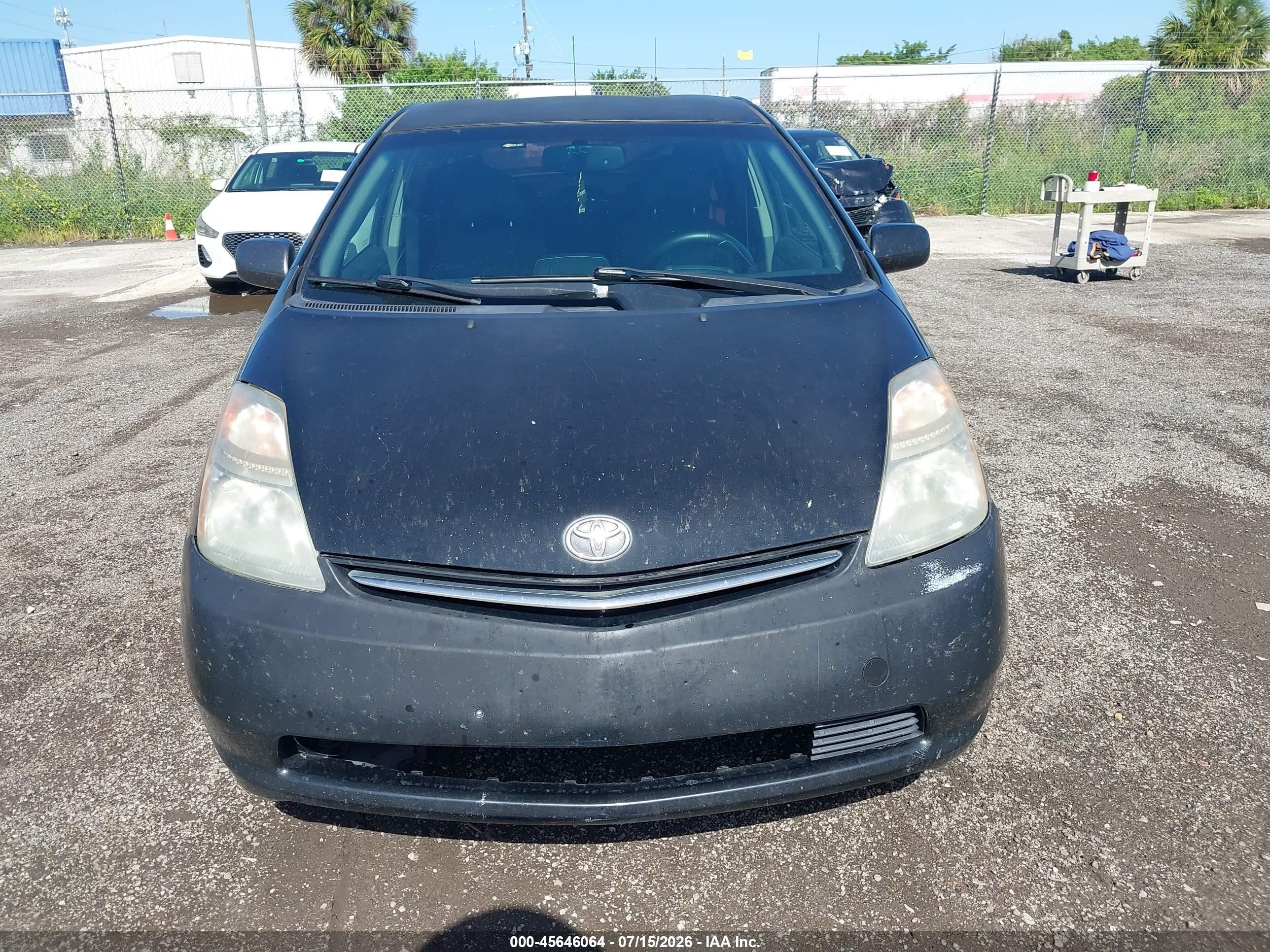2007 Toyota Prius   Черный vin: JTDKB20U677679100