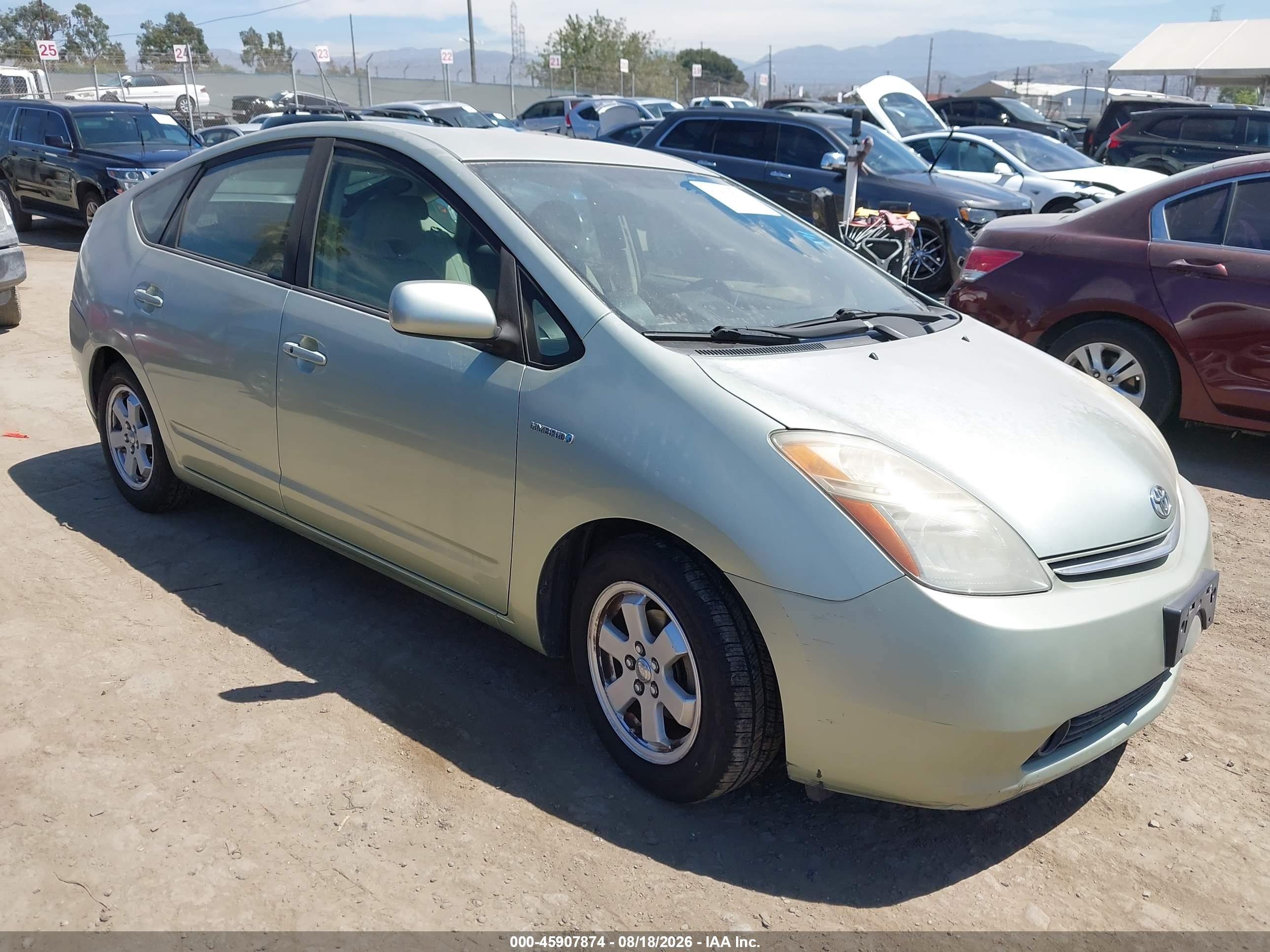 2007 Toyota Prius   Green vin: JTDKB20U677679548
