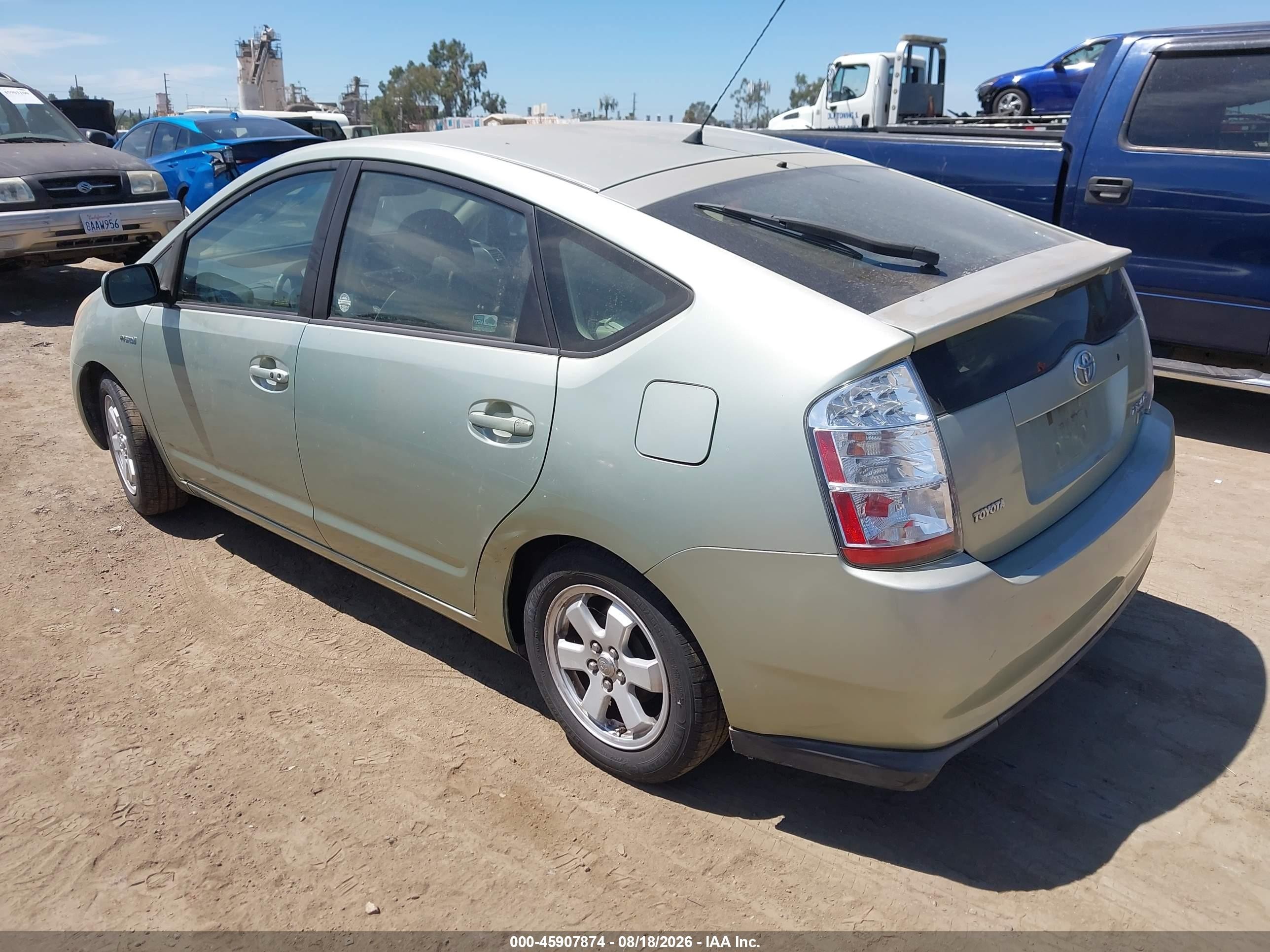 2007 Toyota Prius   Green vin: JTDKB20U677679548