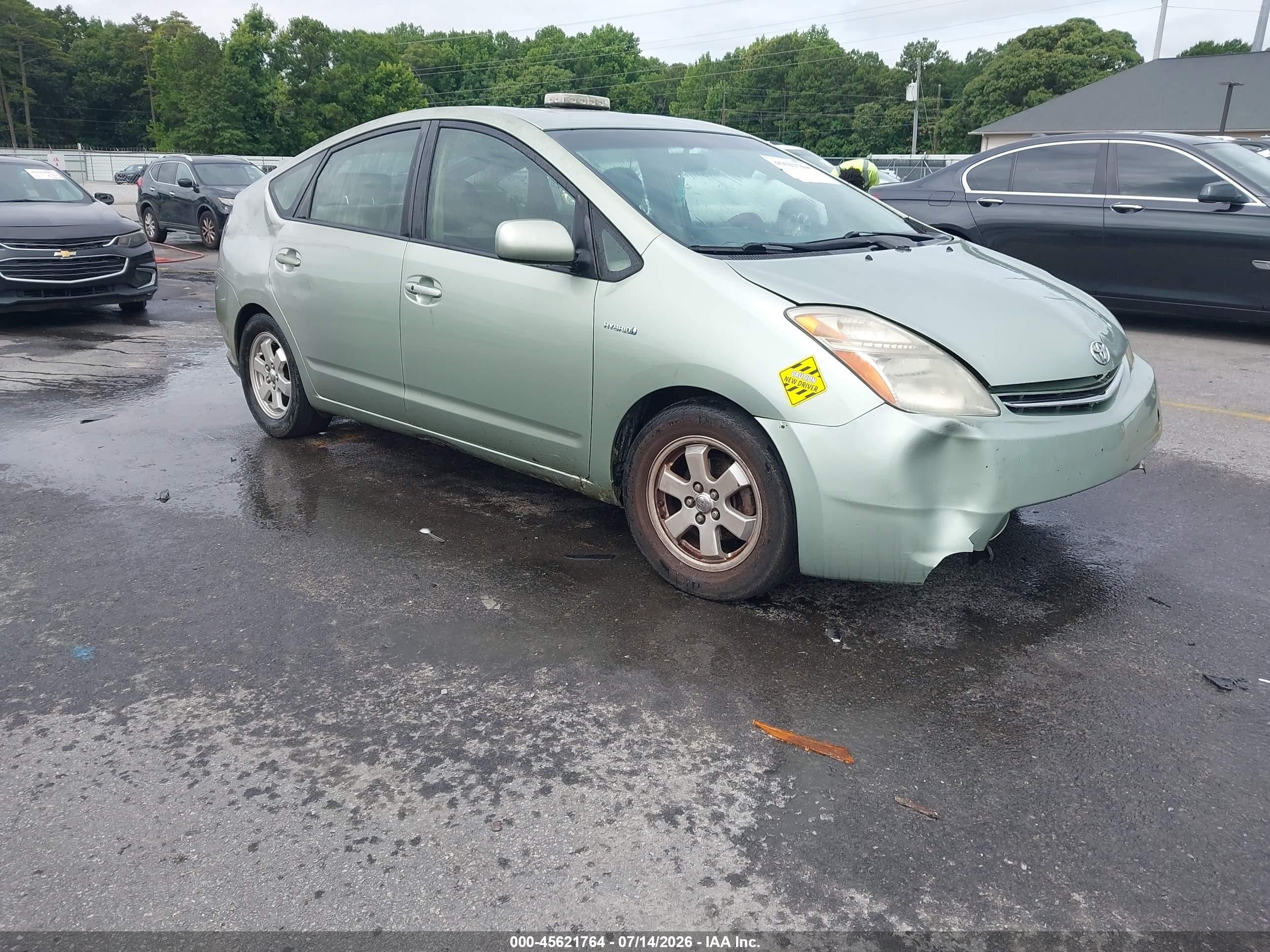 2007 Toyota Prius   Teal vin: JTDKB20U677680277